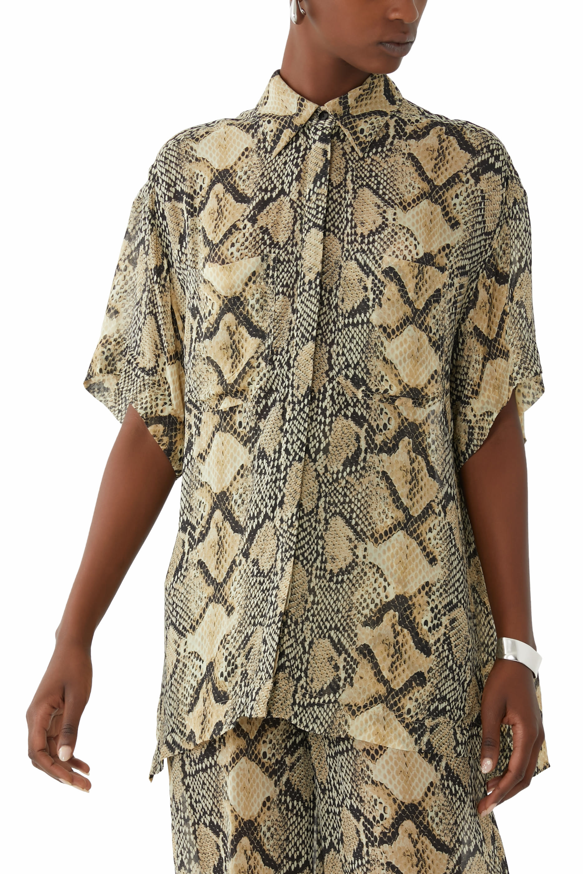 Hadiya Side Split Shirt