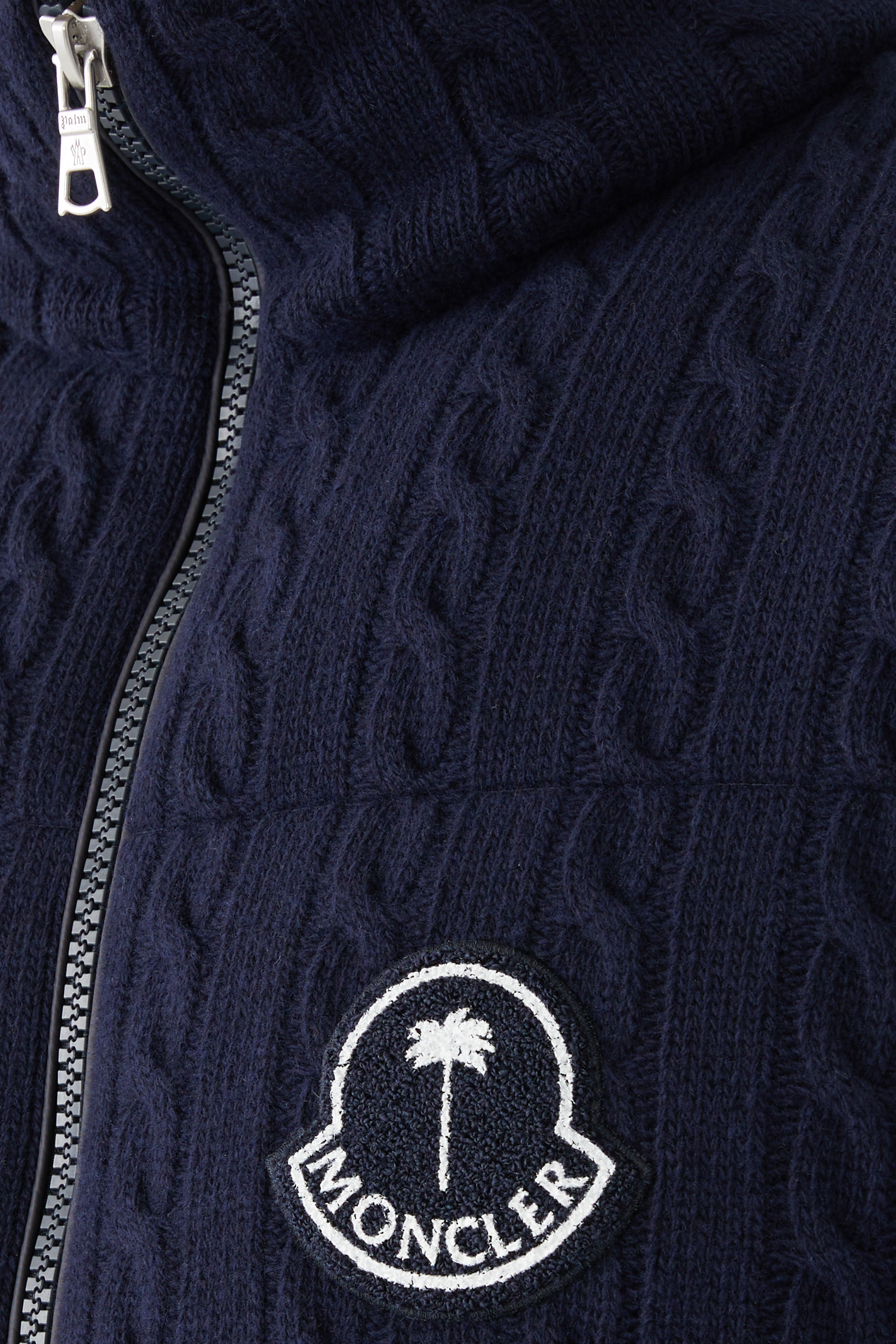 x Palm Angels Austru Wool Short Down Jacket