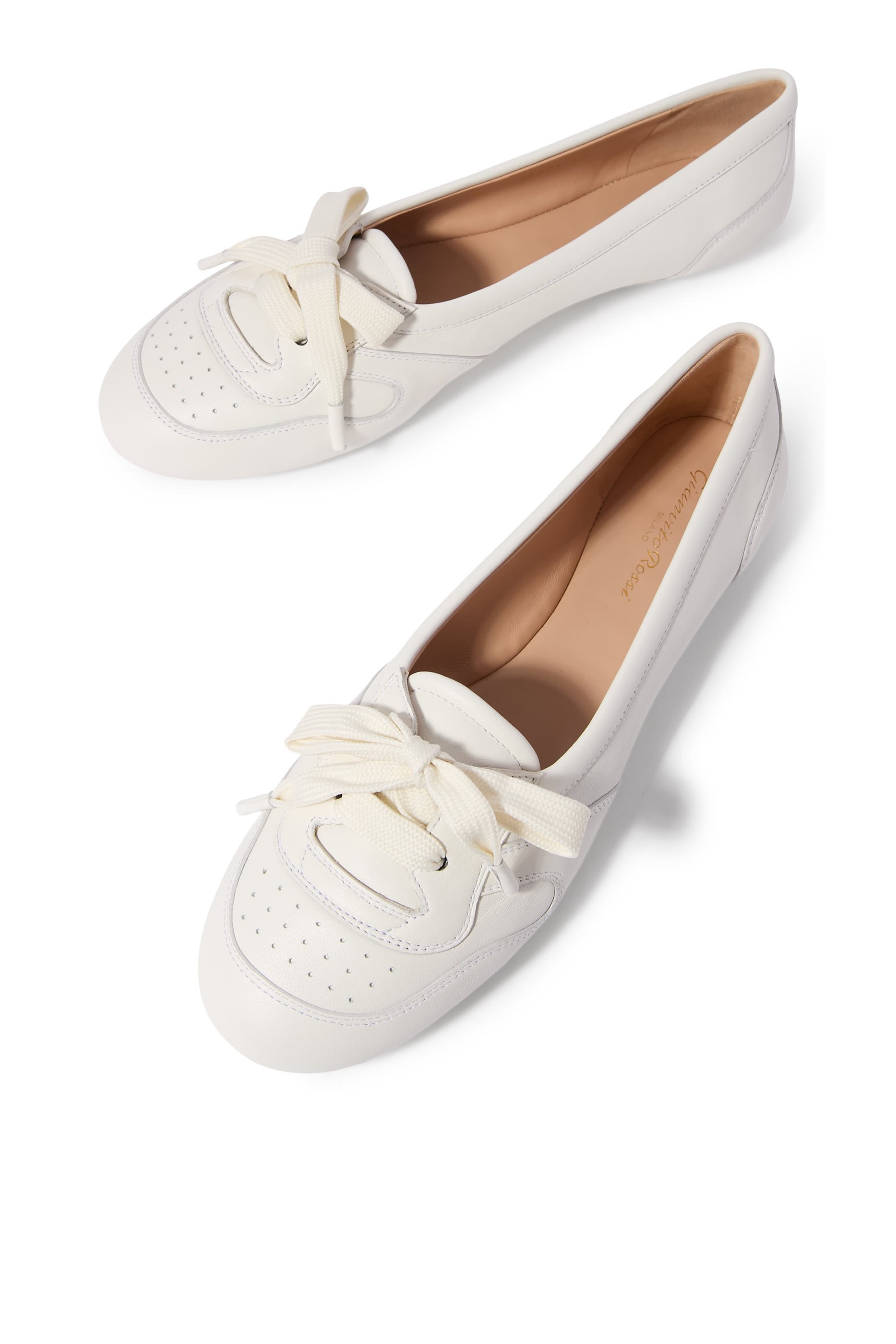 Vault Lace Up Ballerinas