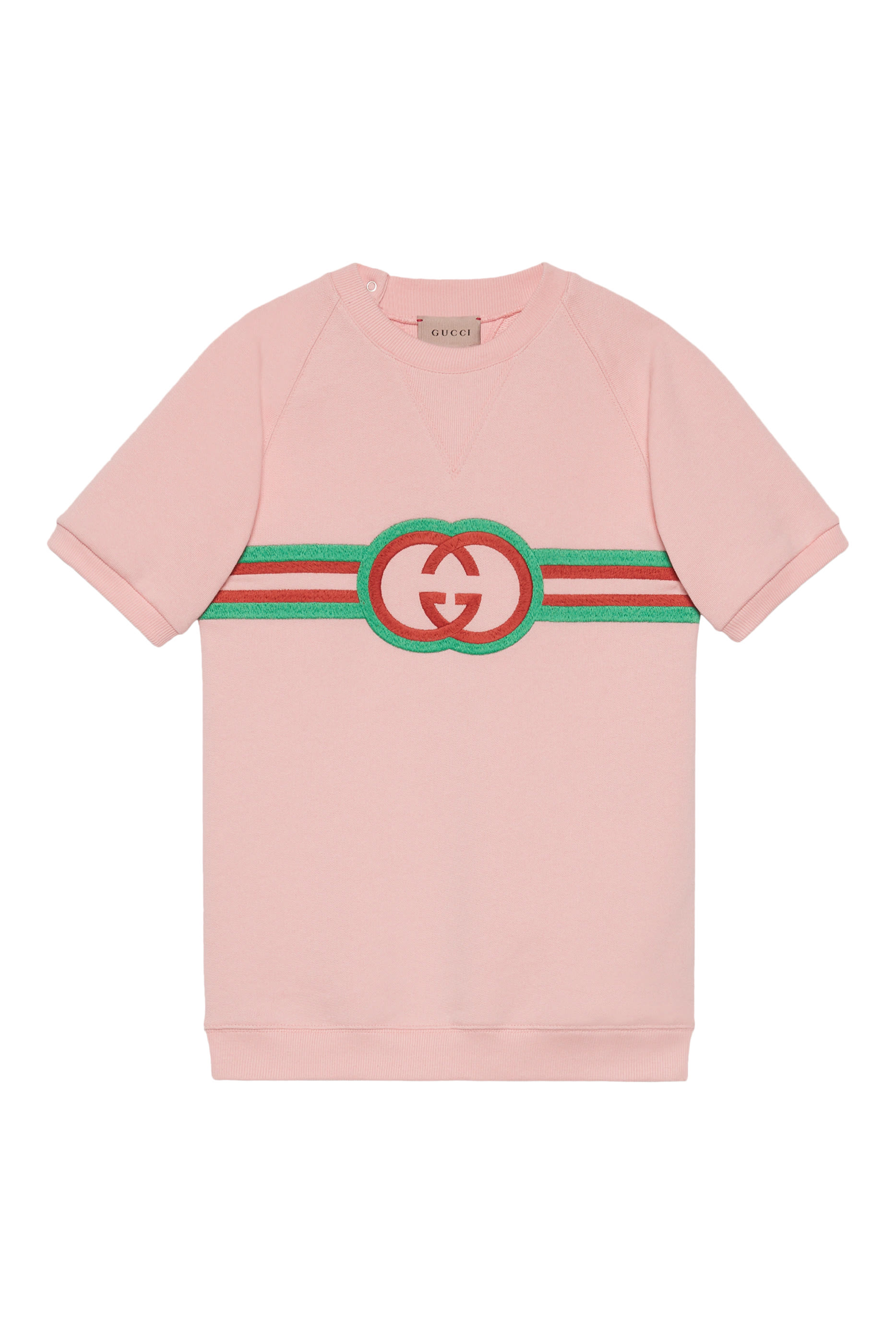 Kids Interlocking G Cotton Dress