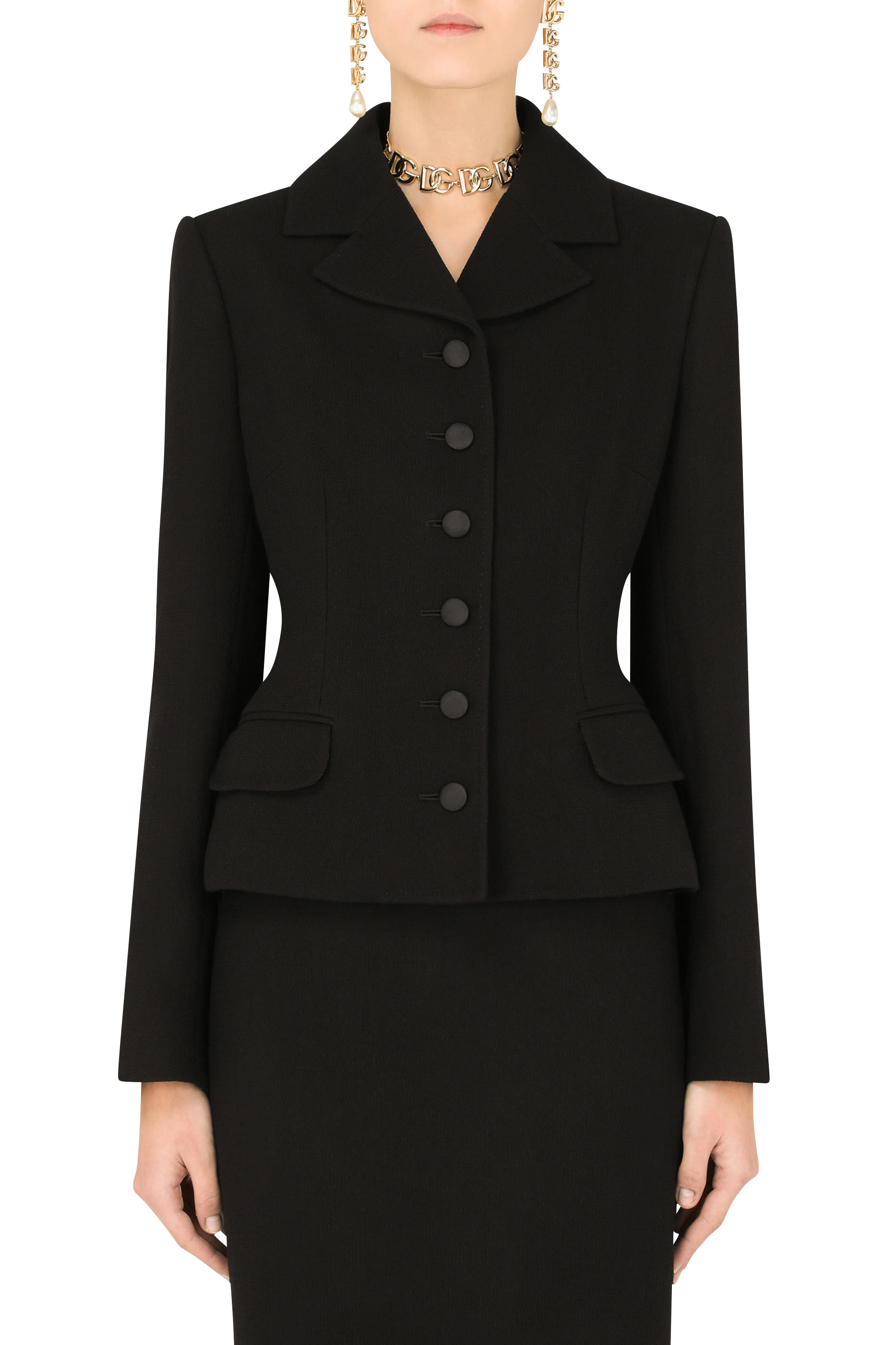 Single-Breasted Virgin Wool Jacket