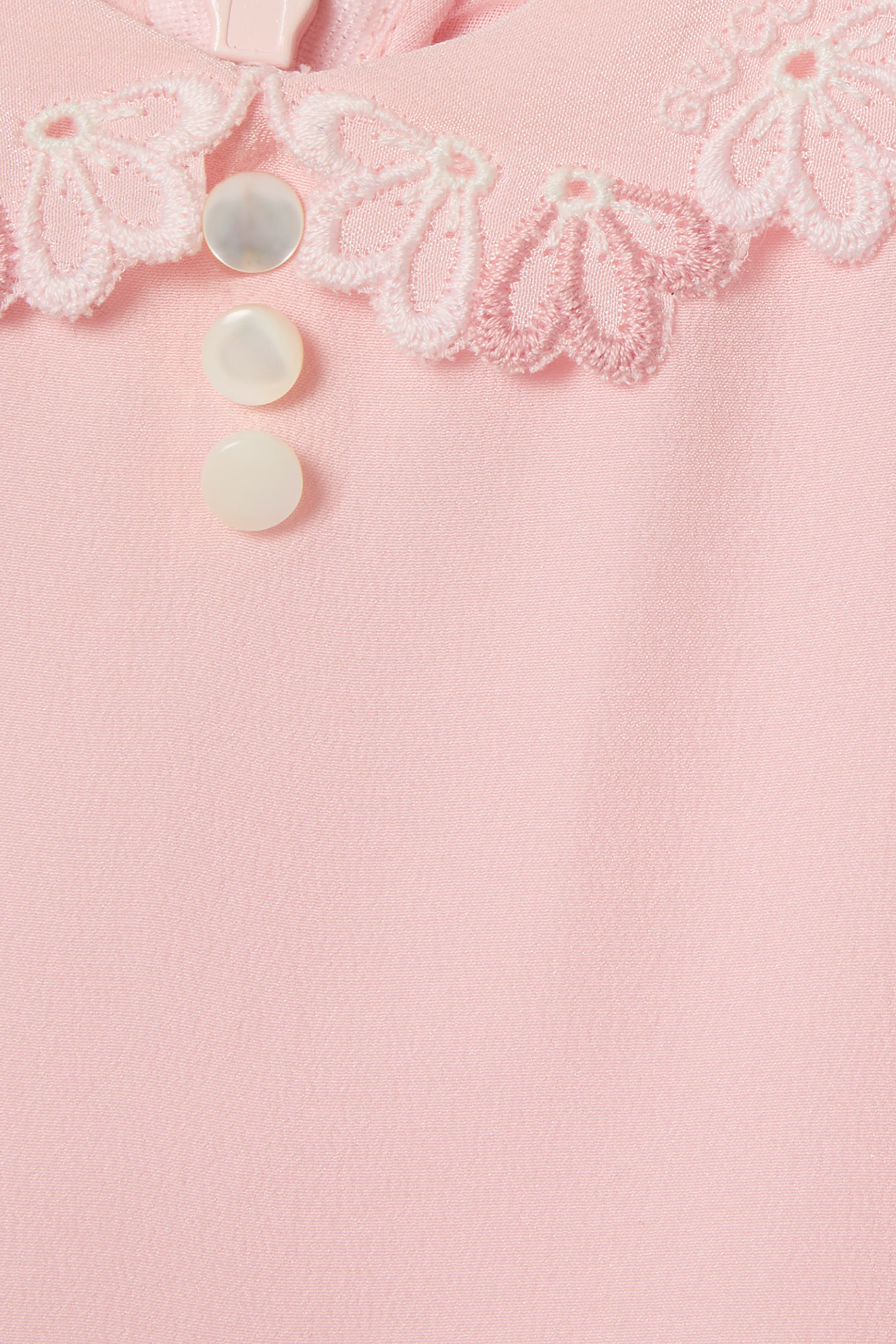 Kids Embroidered Silk Dress