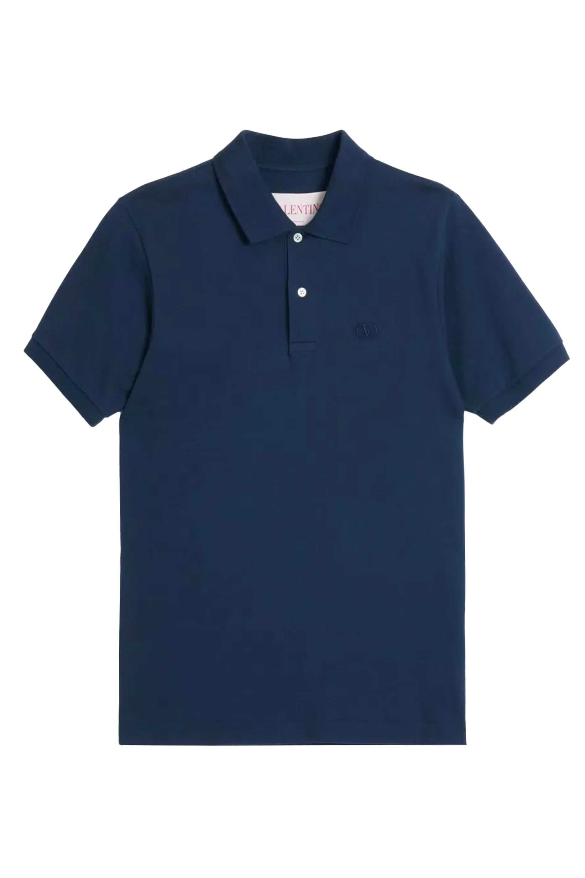 Vlogo Embroidery Cotton Piqué Polo Shirt