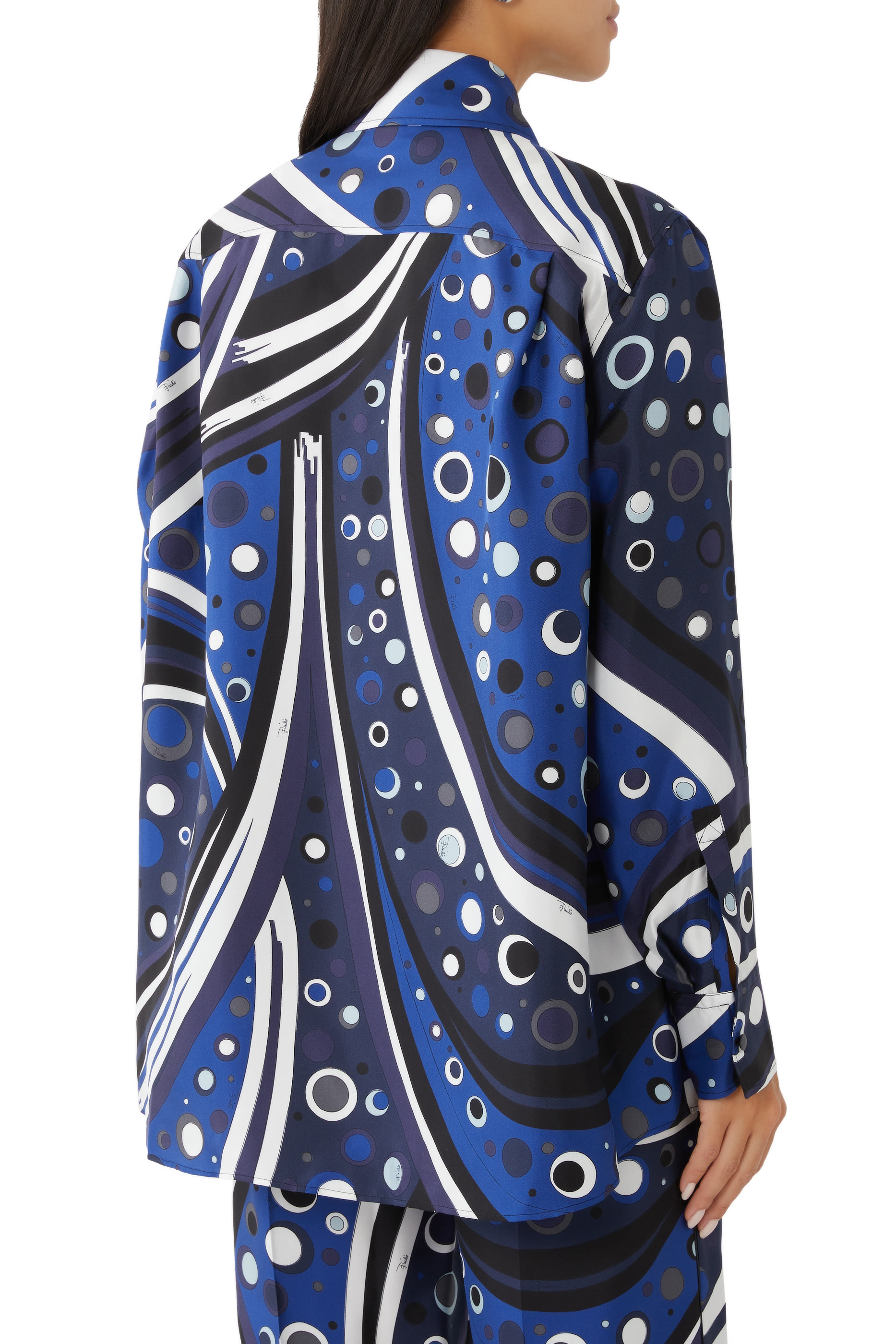 Fontane-Print Silk-Twill Shirt