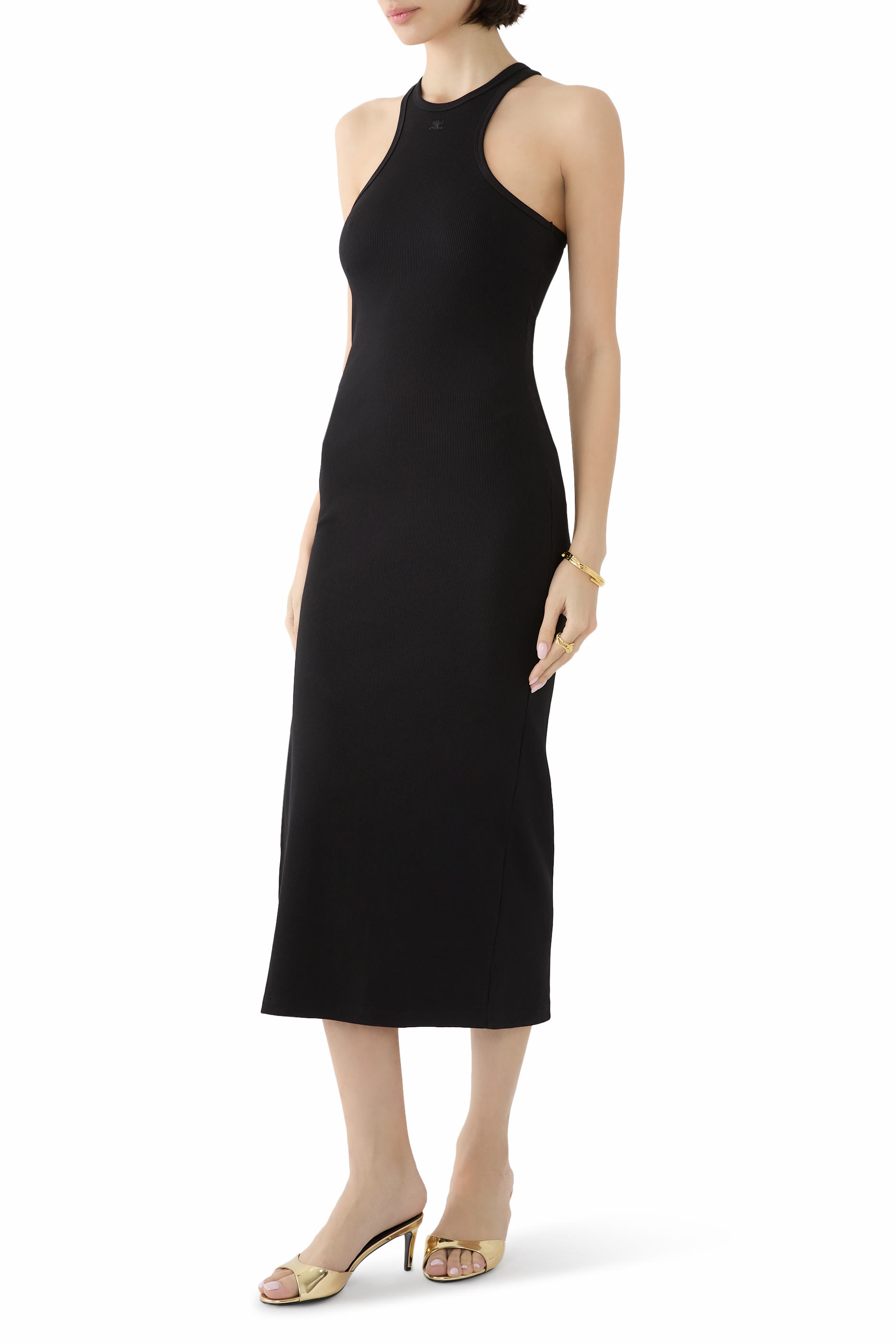 Scuba 90's Rib Dress