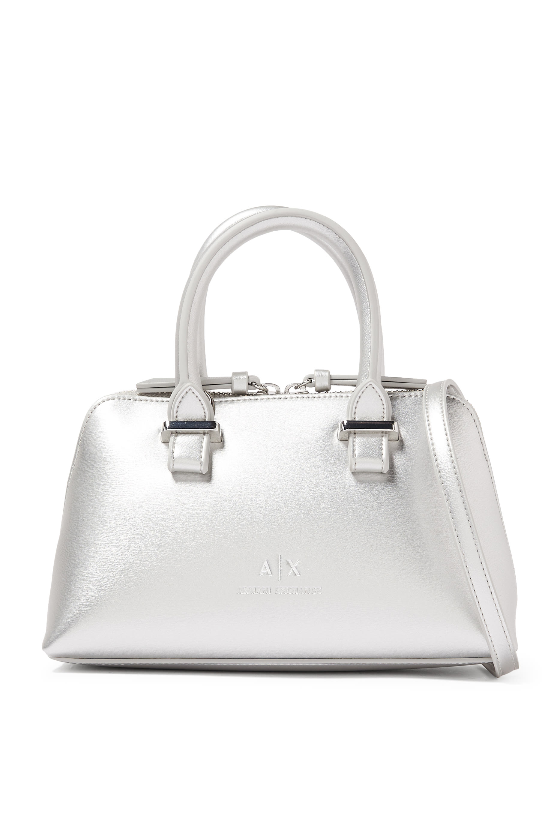 Megan AX Logo Top Handle Bag