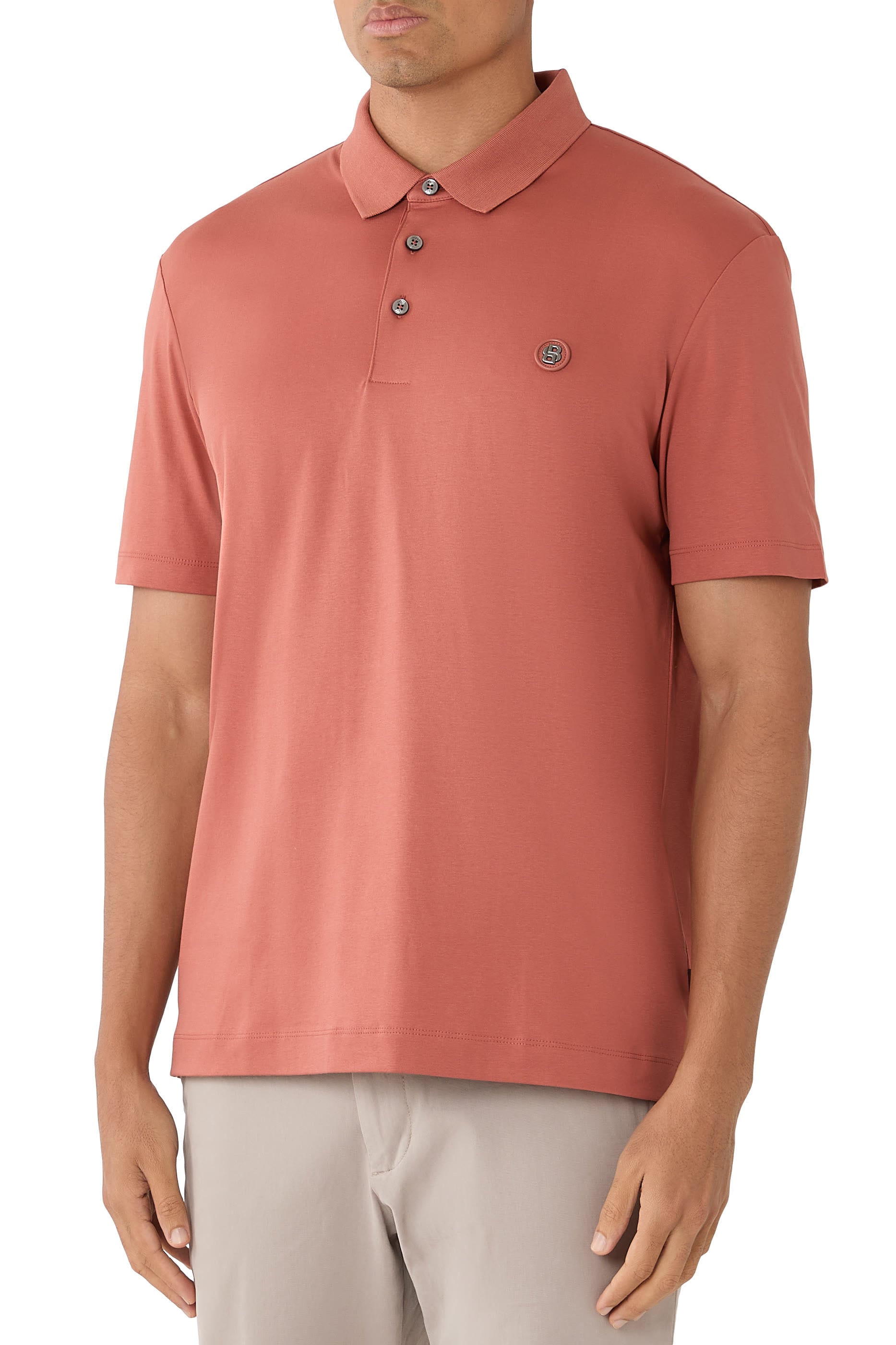 C-Parris 01 Double B Monogram Polo Shirt