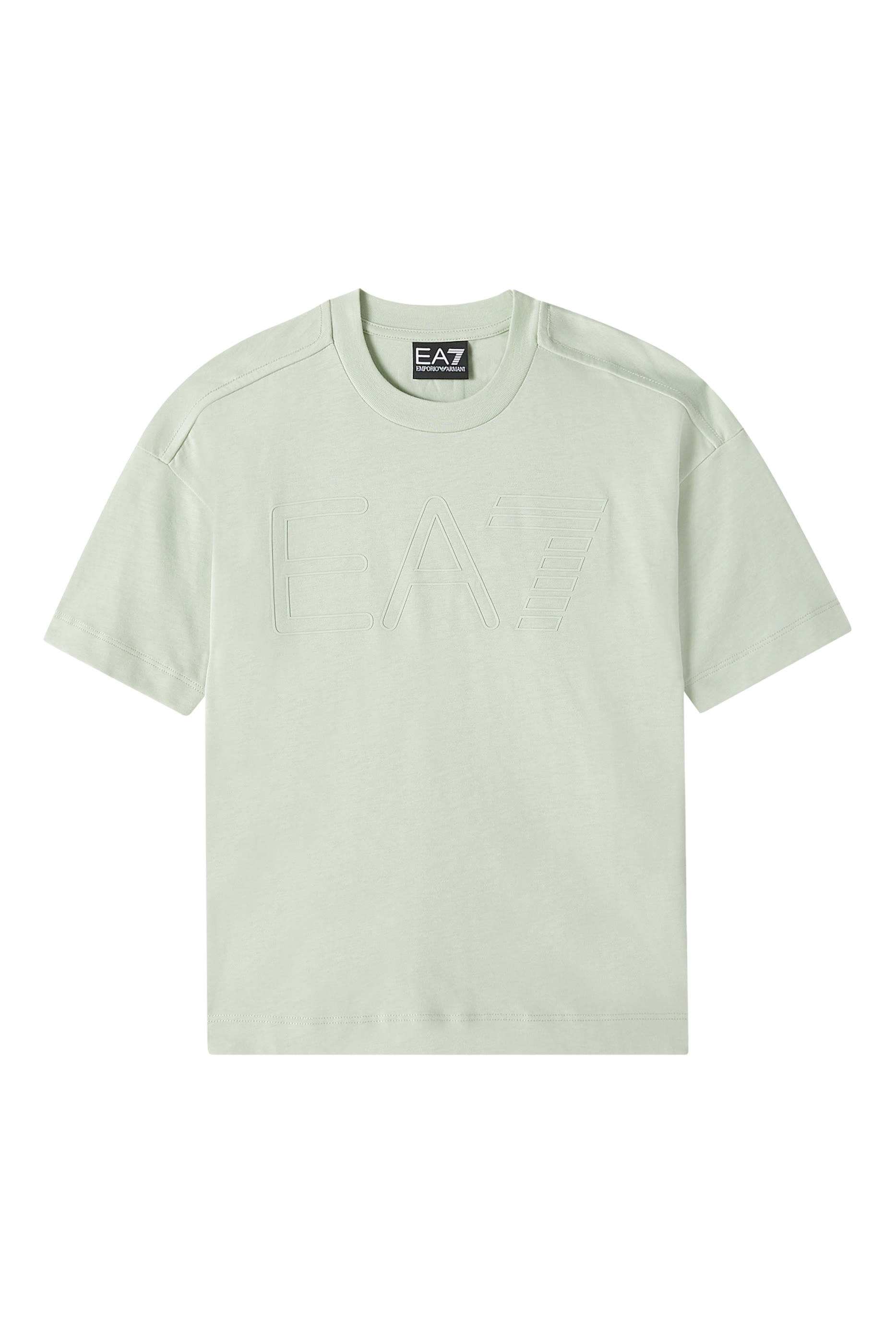 Kids EA7 Oversized Logo T-Shirt