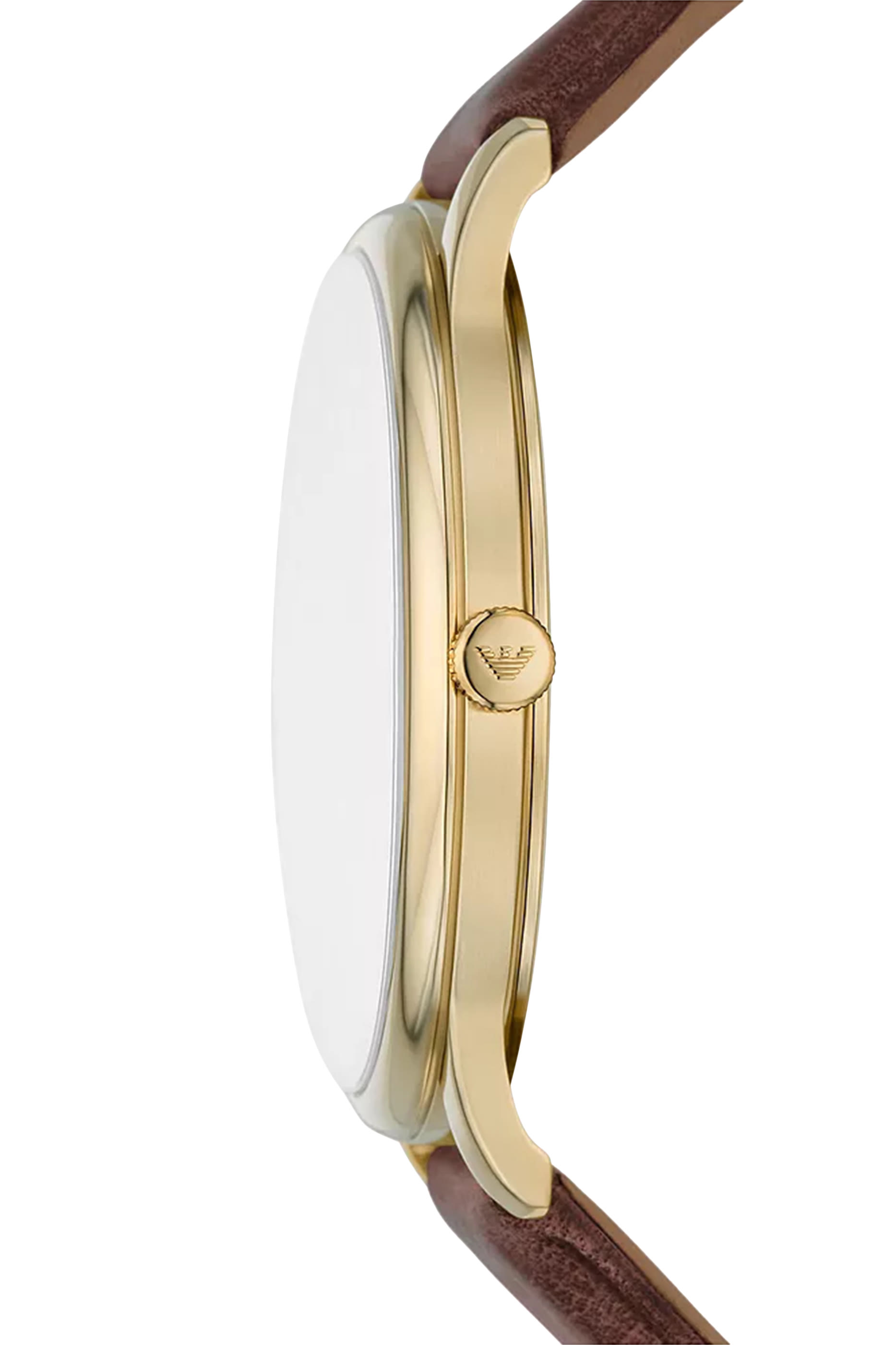 Three-Hand Date Leather Watch