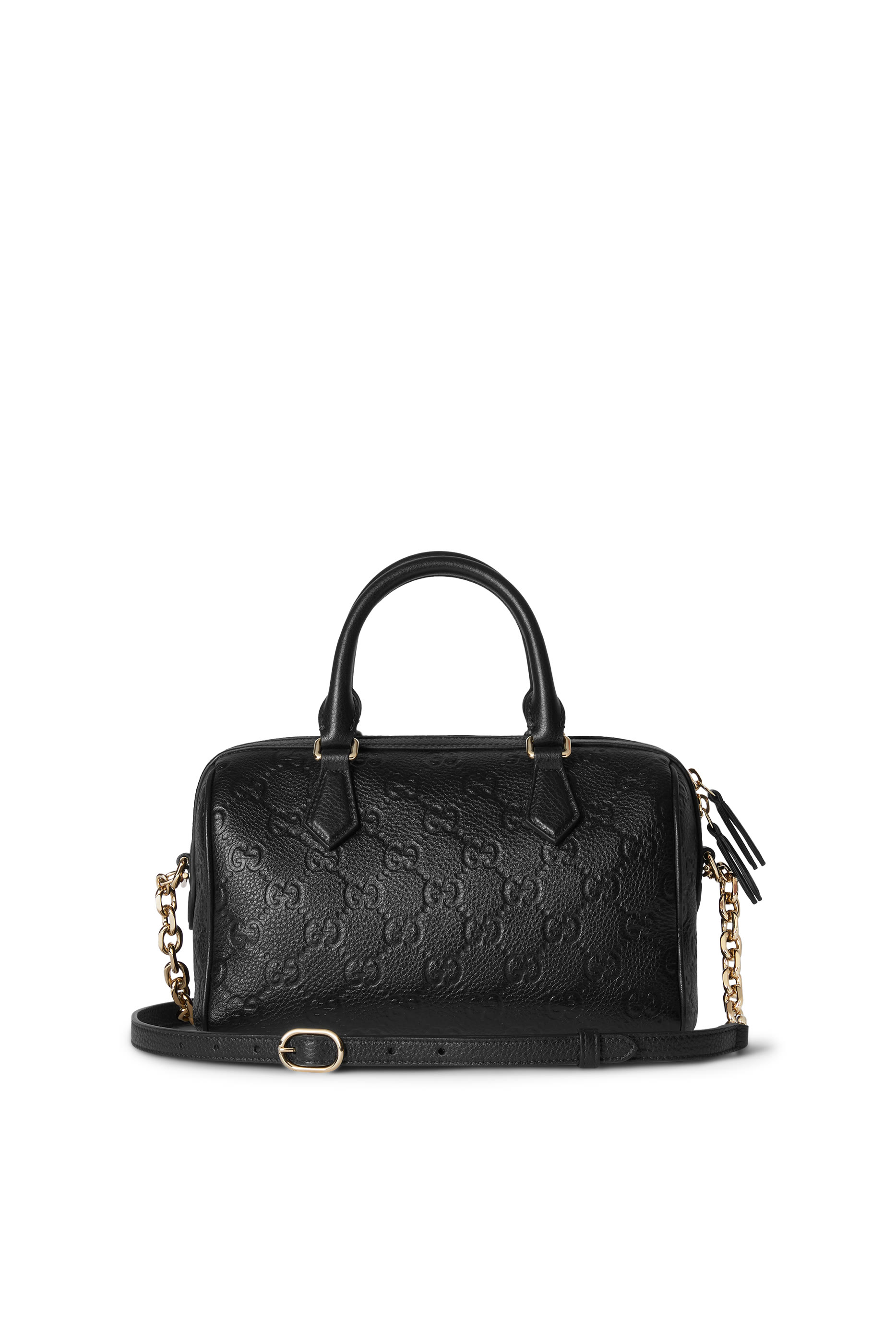 GG Emblem Small Top Handle Bag