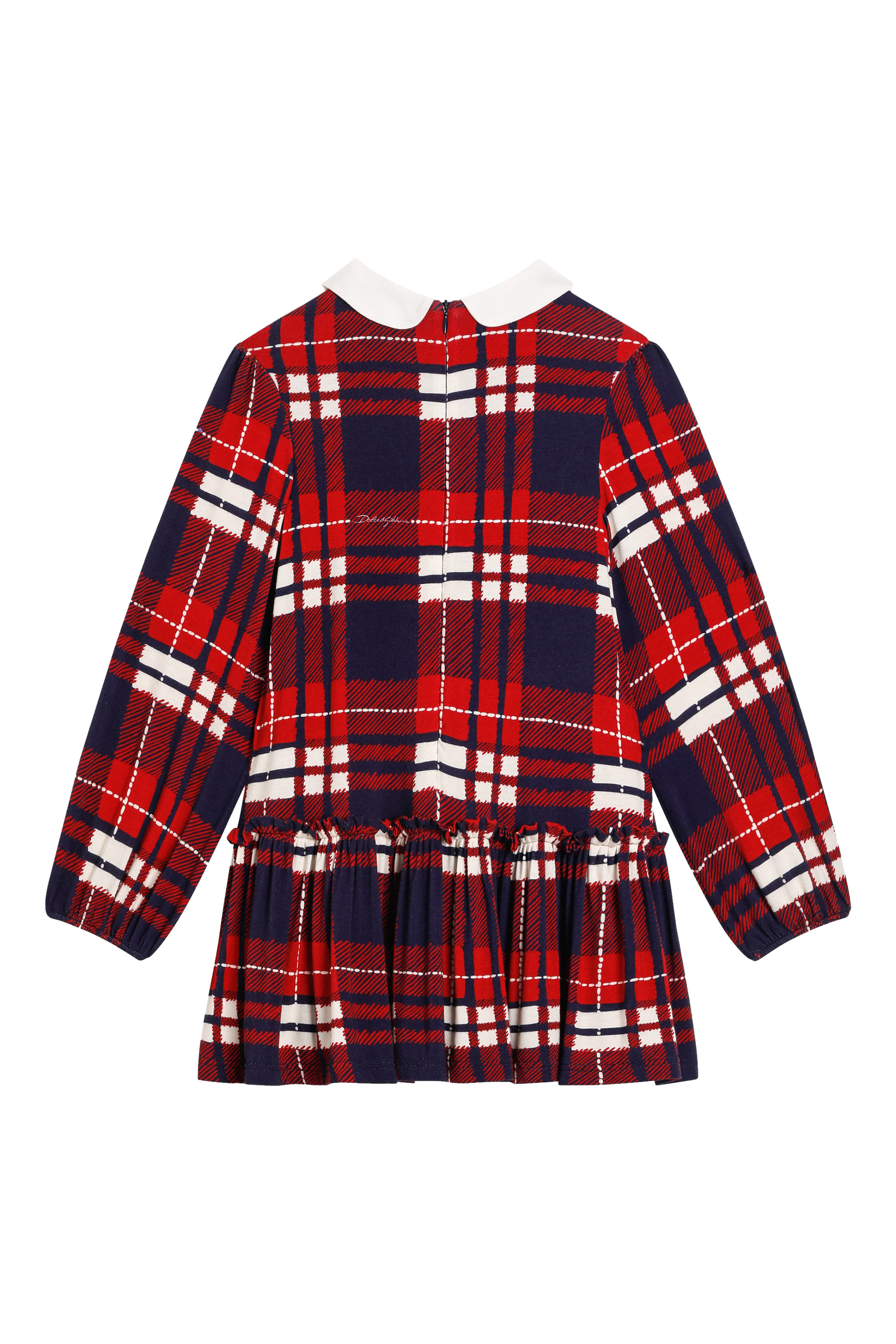 Kids Tartan Jersey Dress