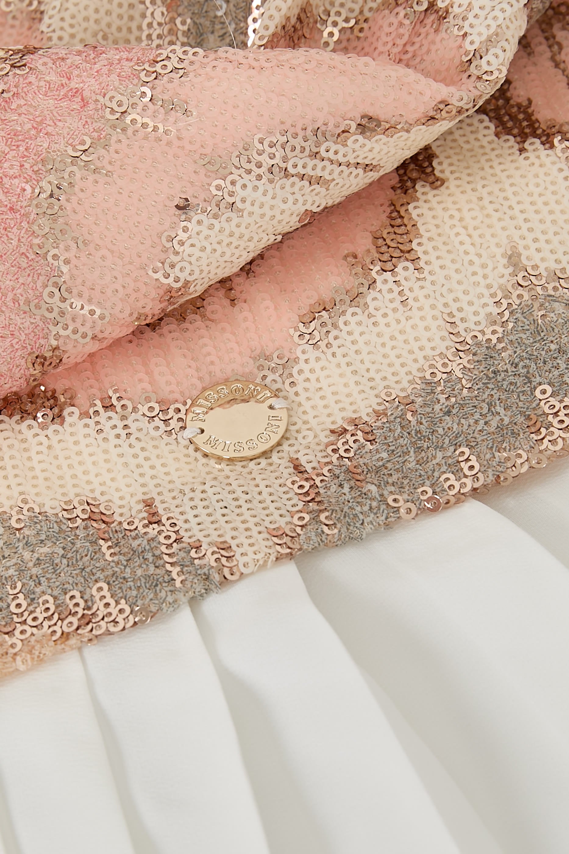 Kids Sequins Tulle Mini Dress 