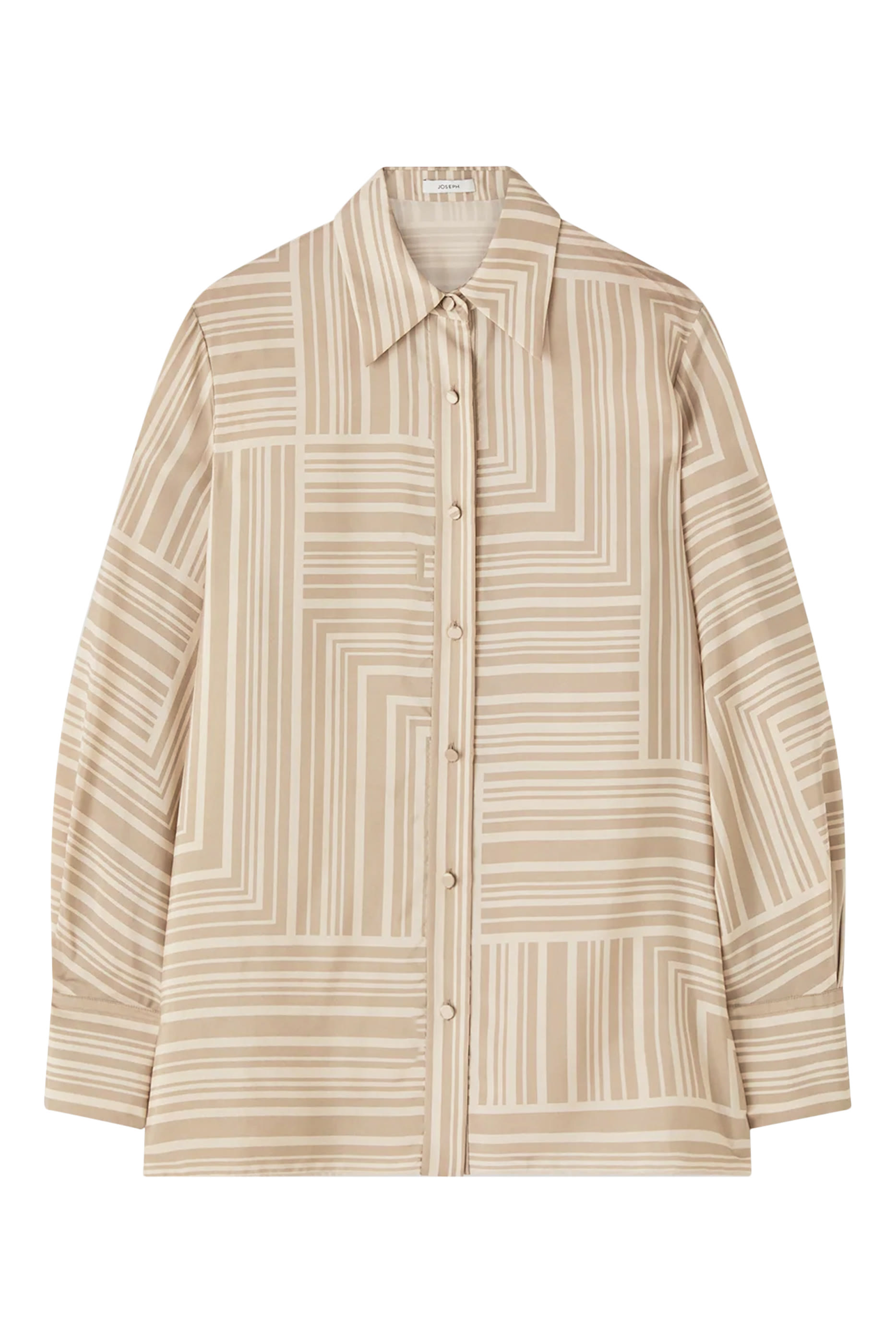 Atlan Printed Silk Blouse