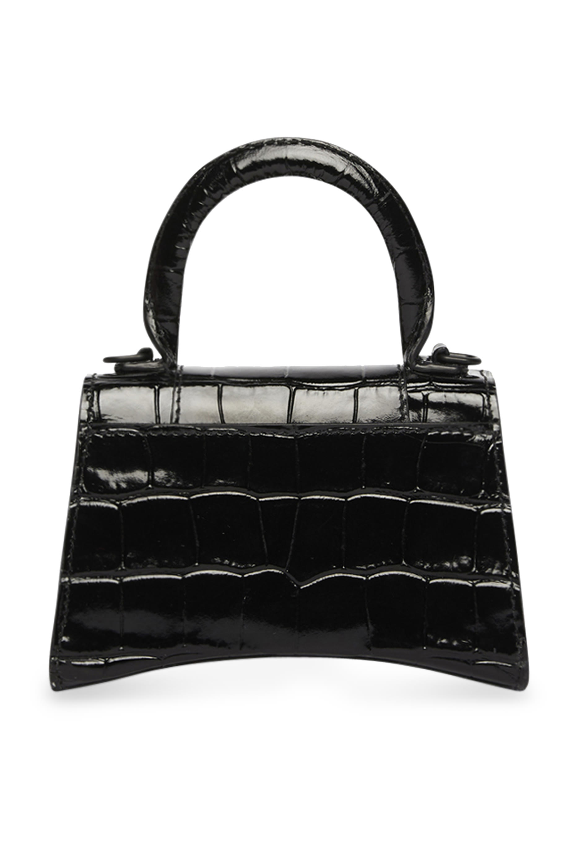 Hourglass Mini Top Handle Bag with Chain