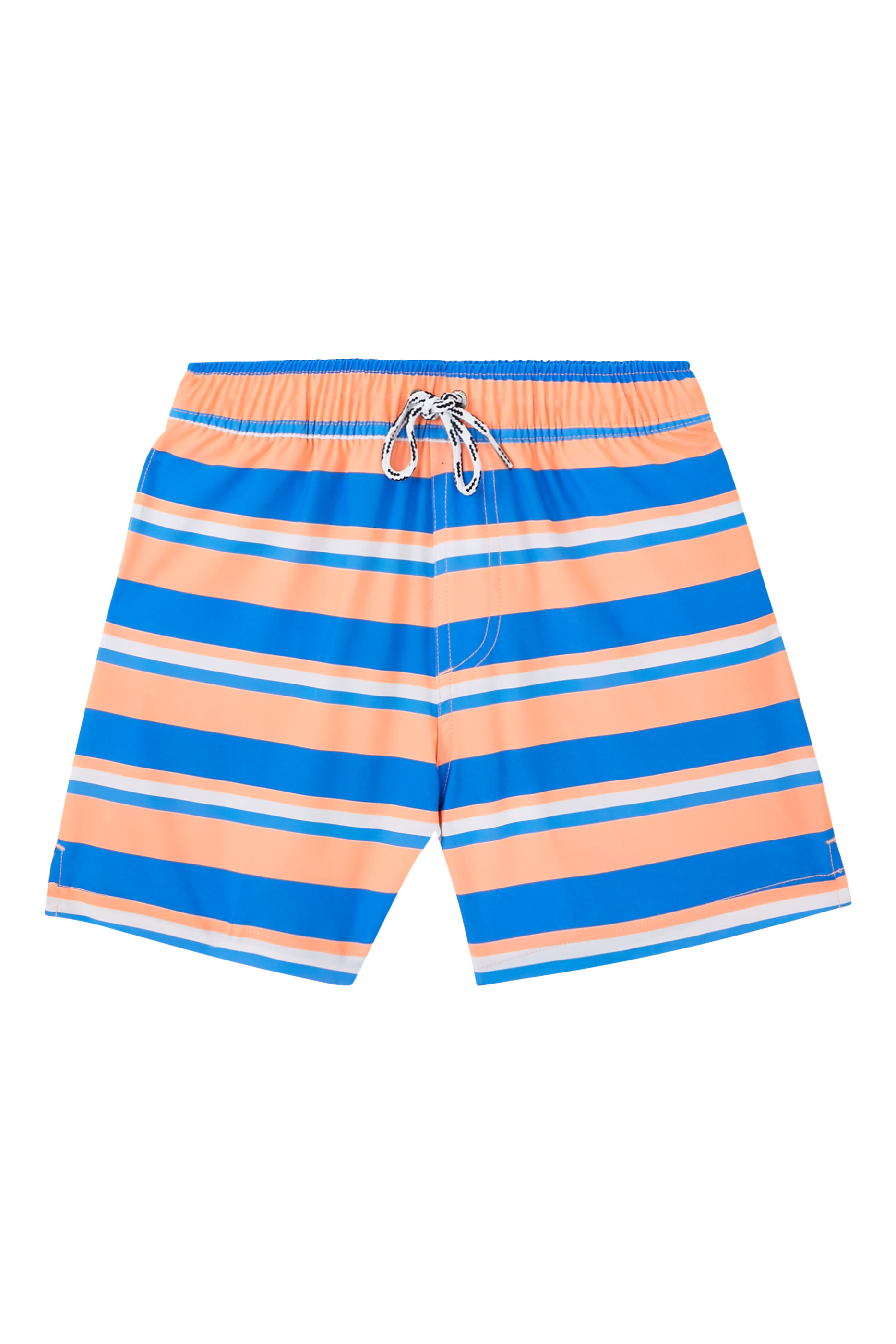 Kids Tropicana Stripe Sustainable Swim Shorts