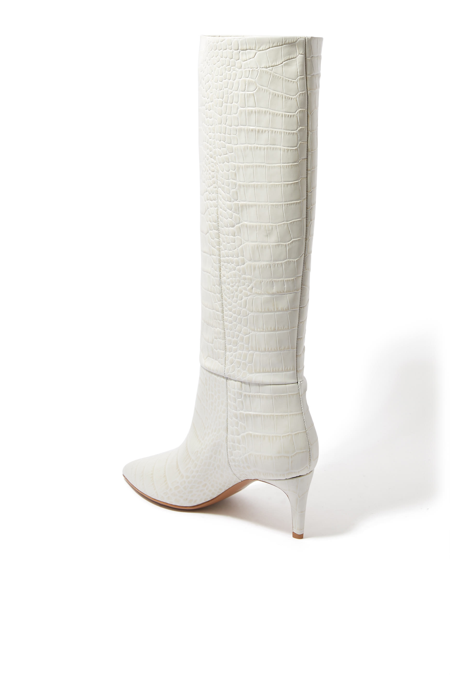 Croc Embossed Stiletto 60 Boots