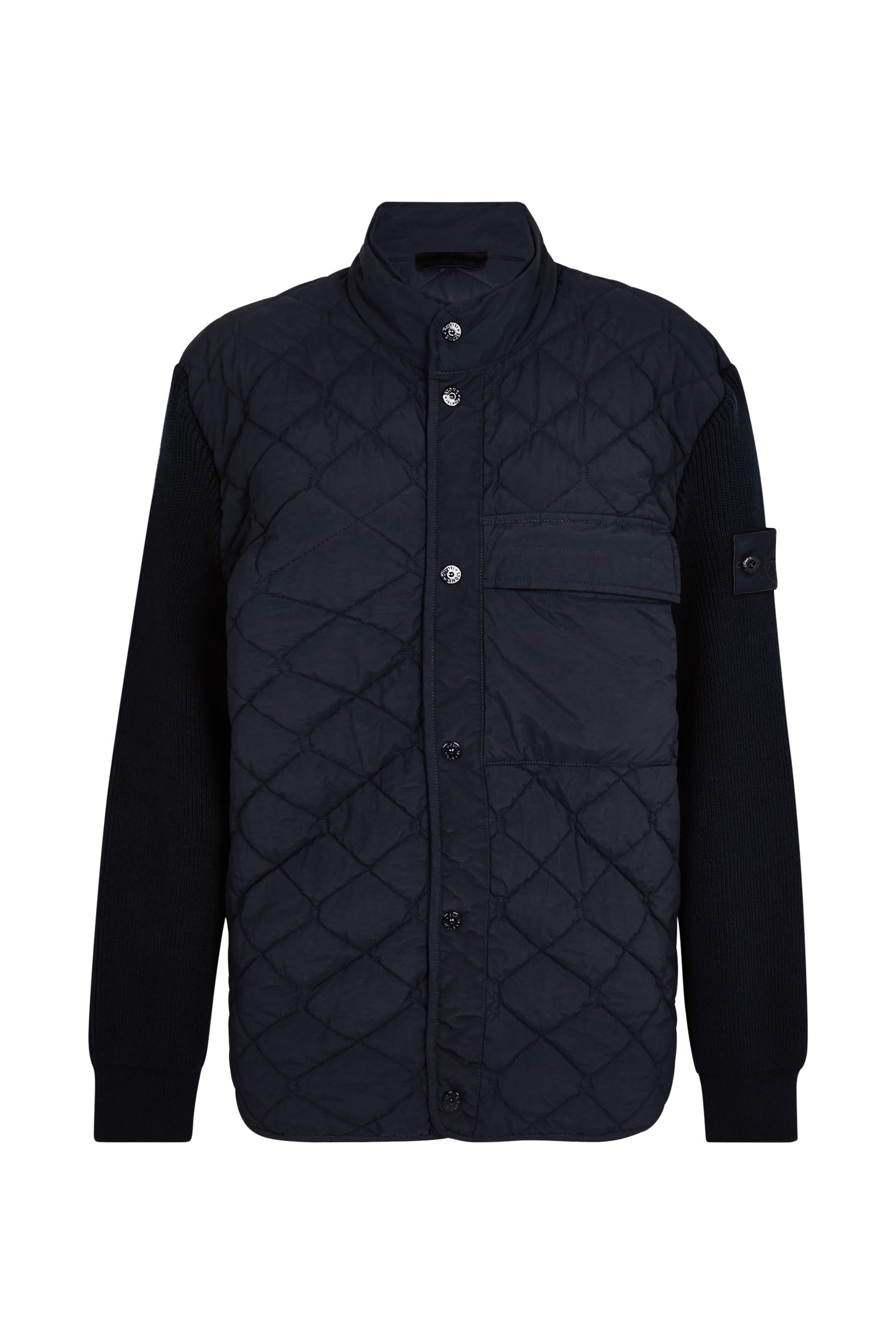 Logo Patch Padded Jacket