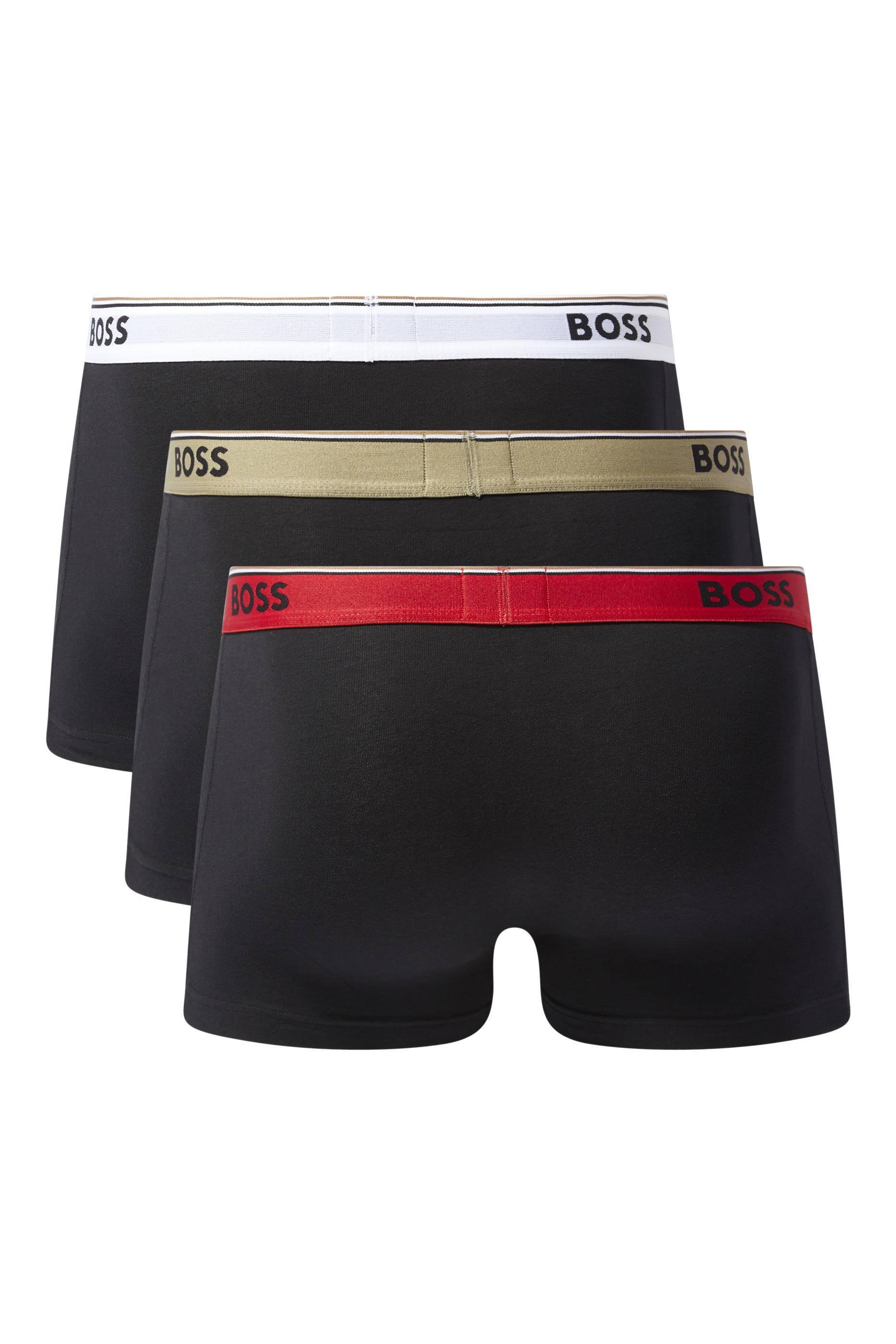Logo Waistband Boxer Briefs, Pack Of 3