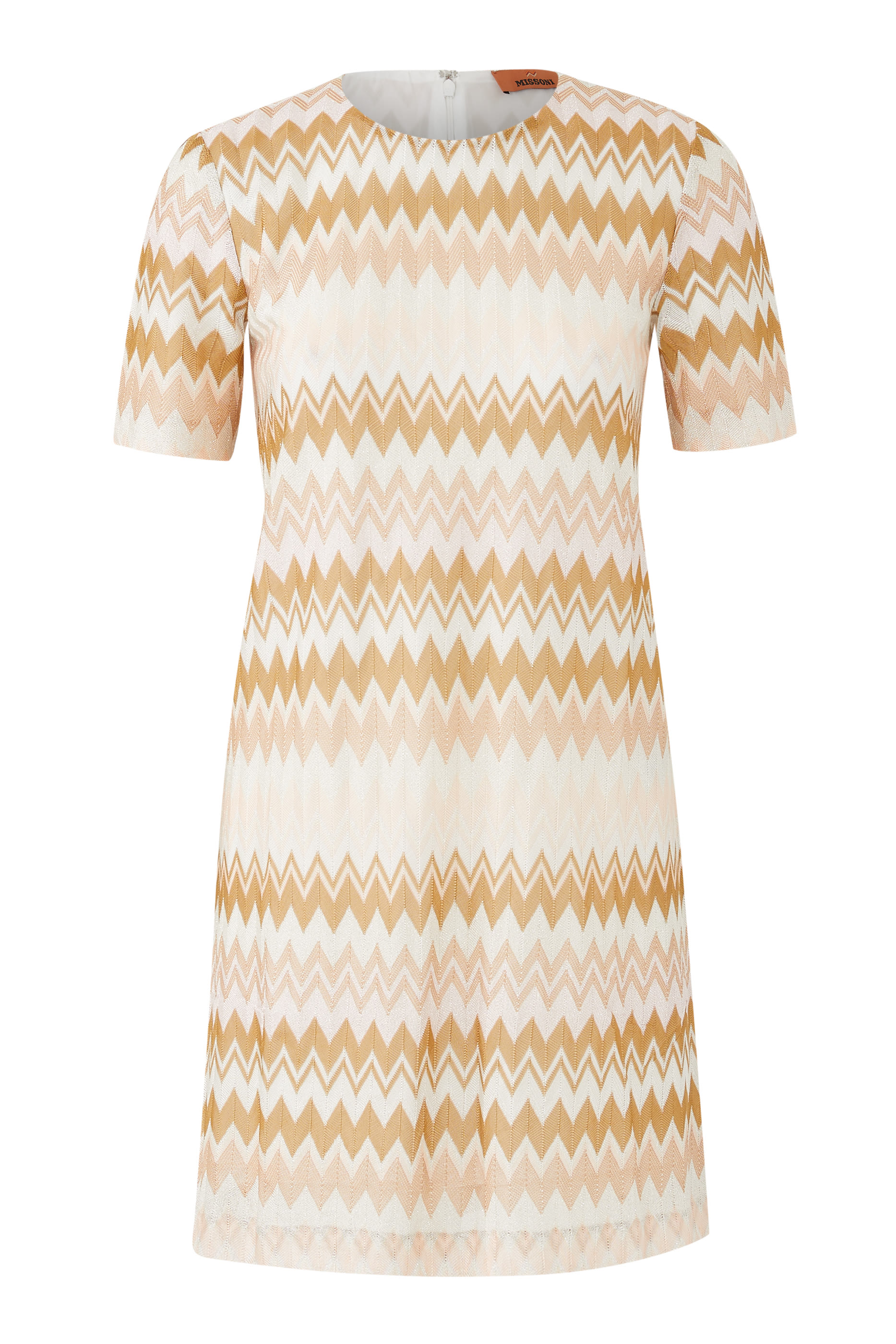 Zigzag Raschel Mini Dress