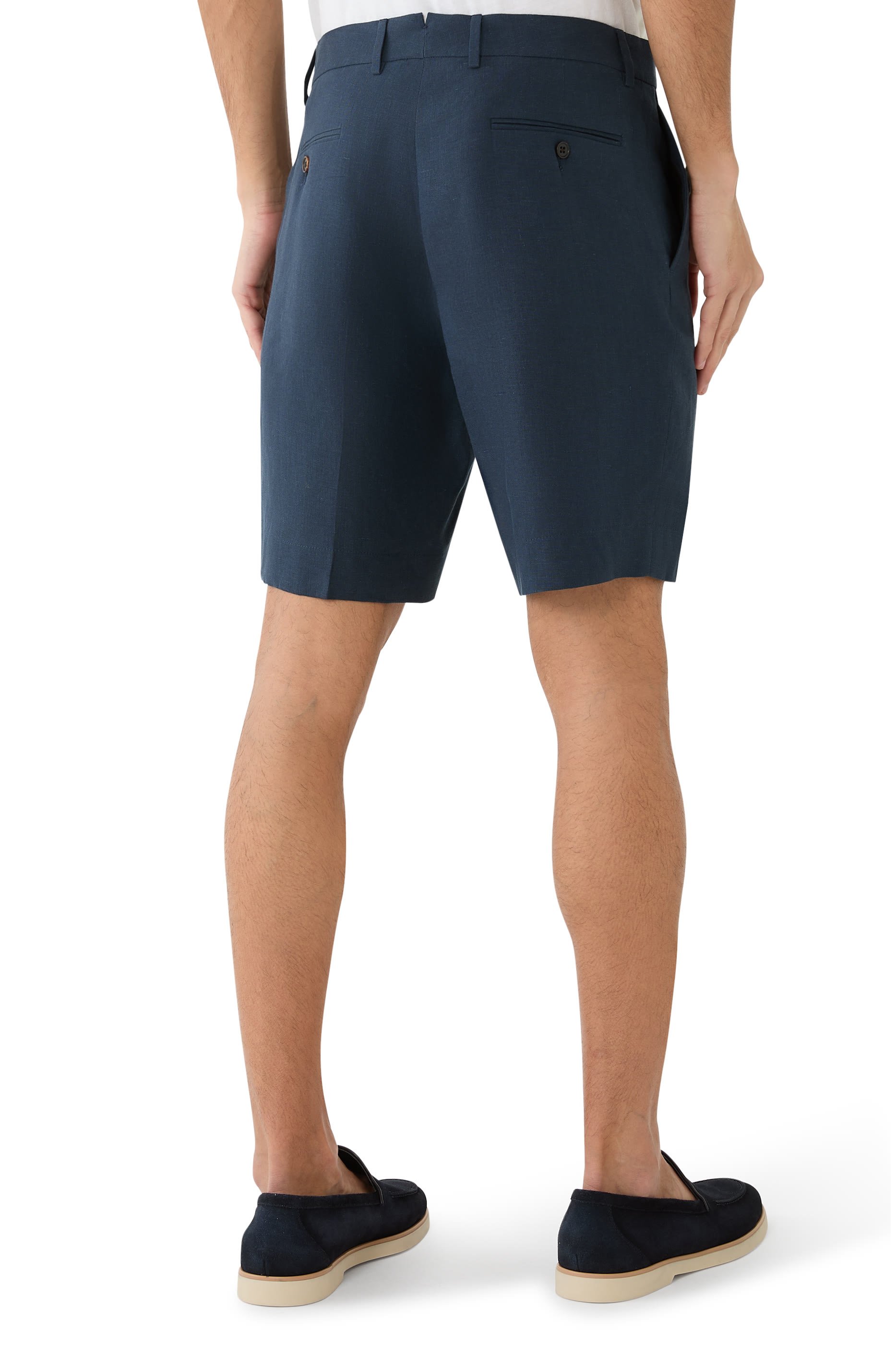 Flat Front Shorts