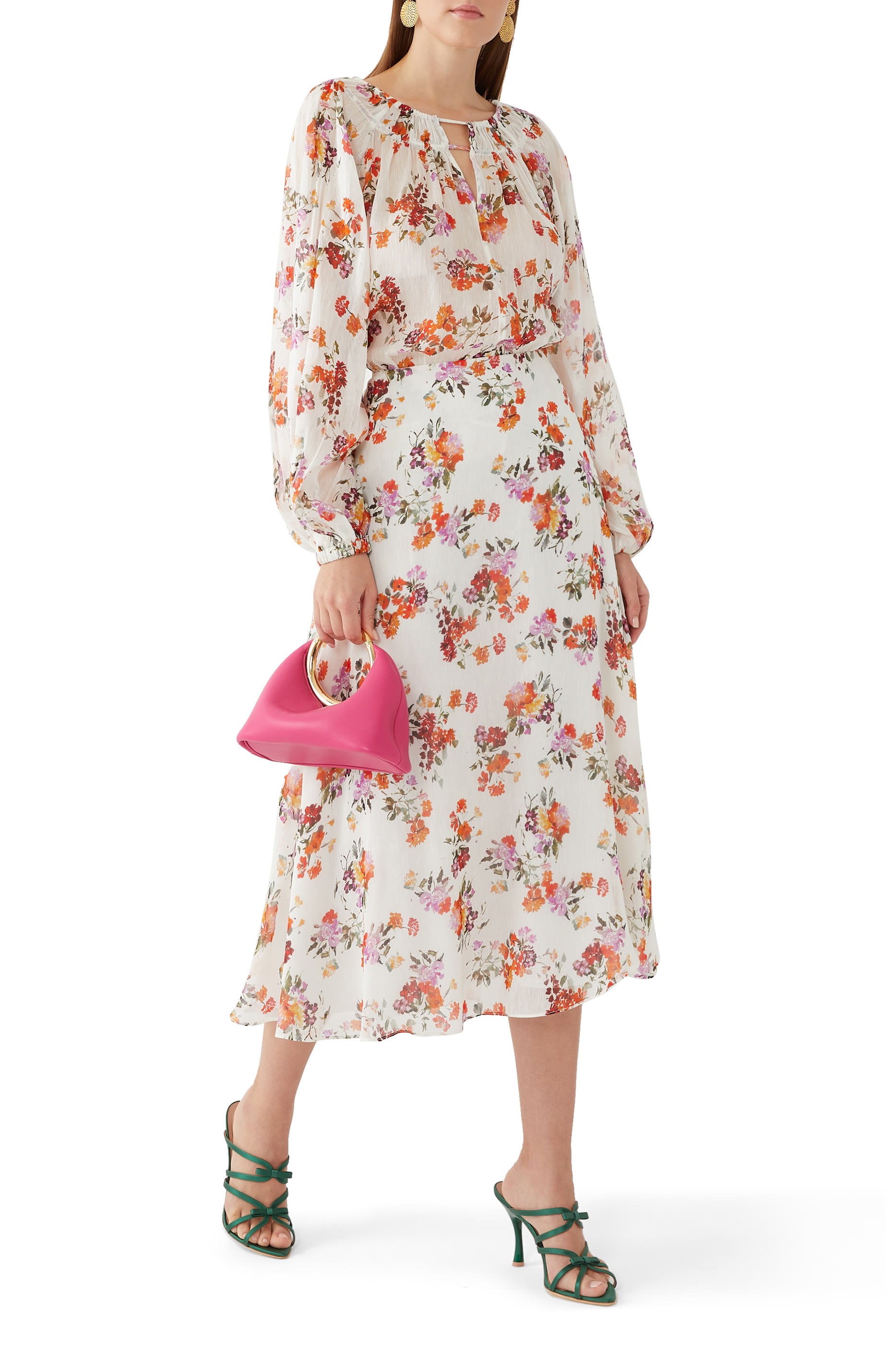 Bowrama 90 Metallic Leather Sandals