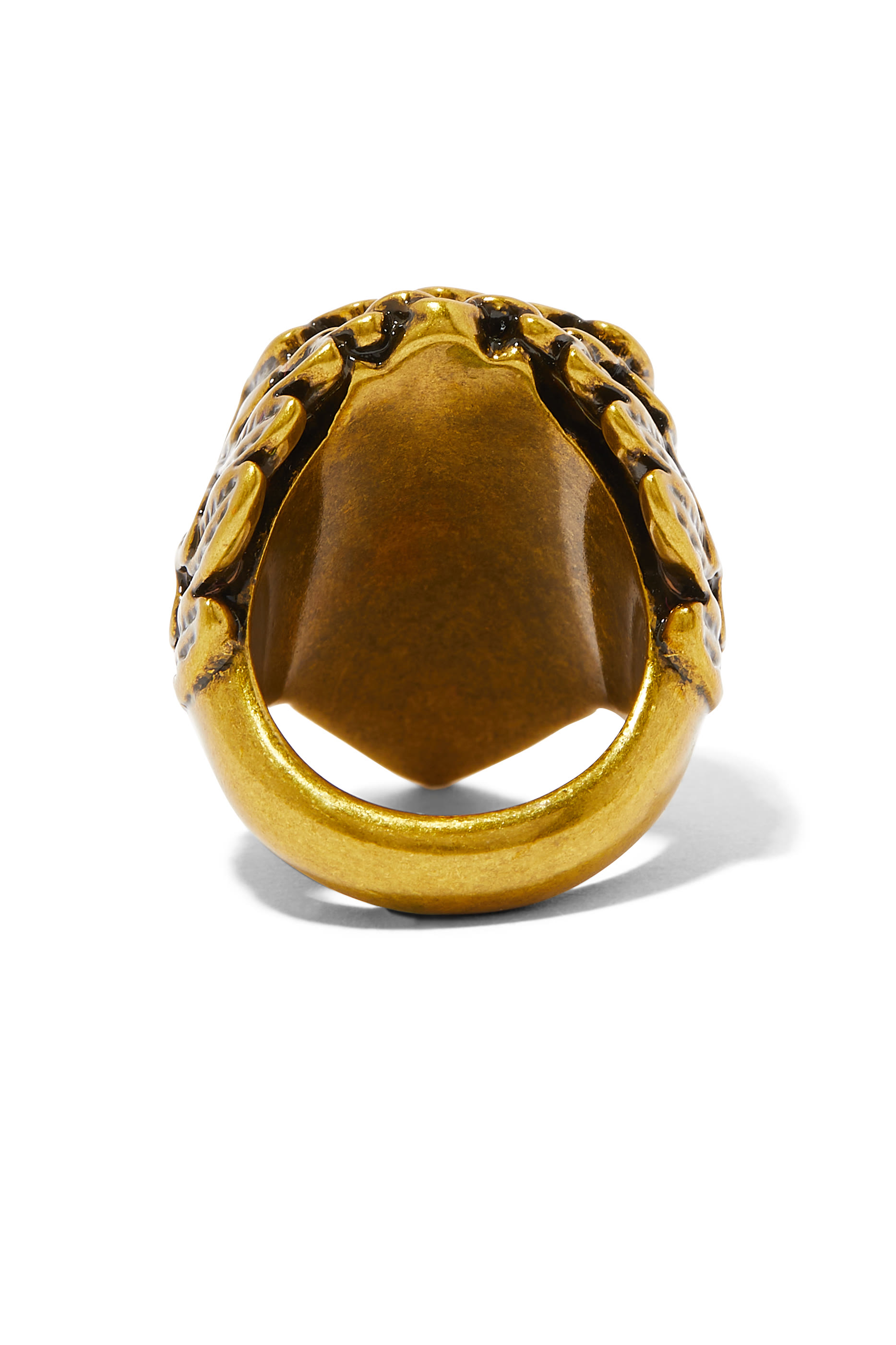 Chunky Eagle XL Cocktail Ring, Brass