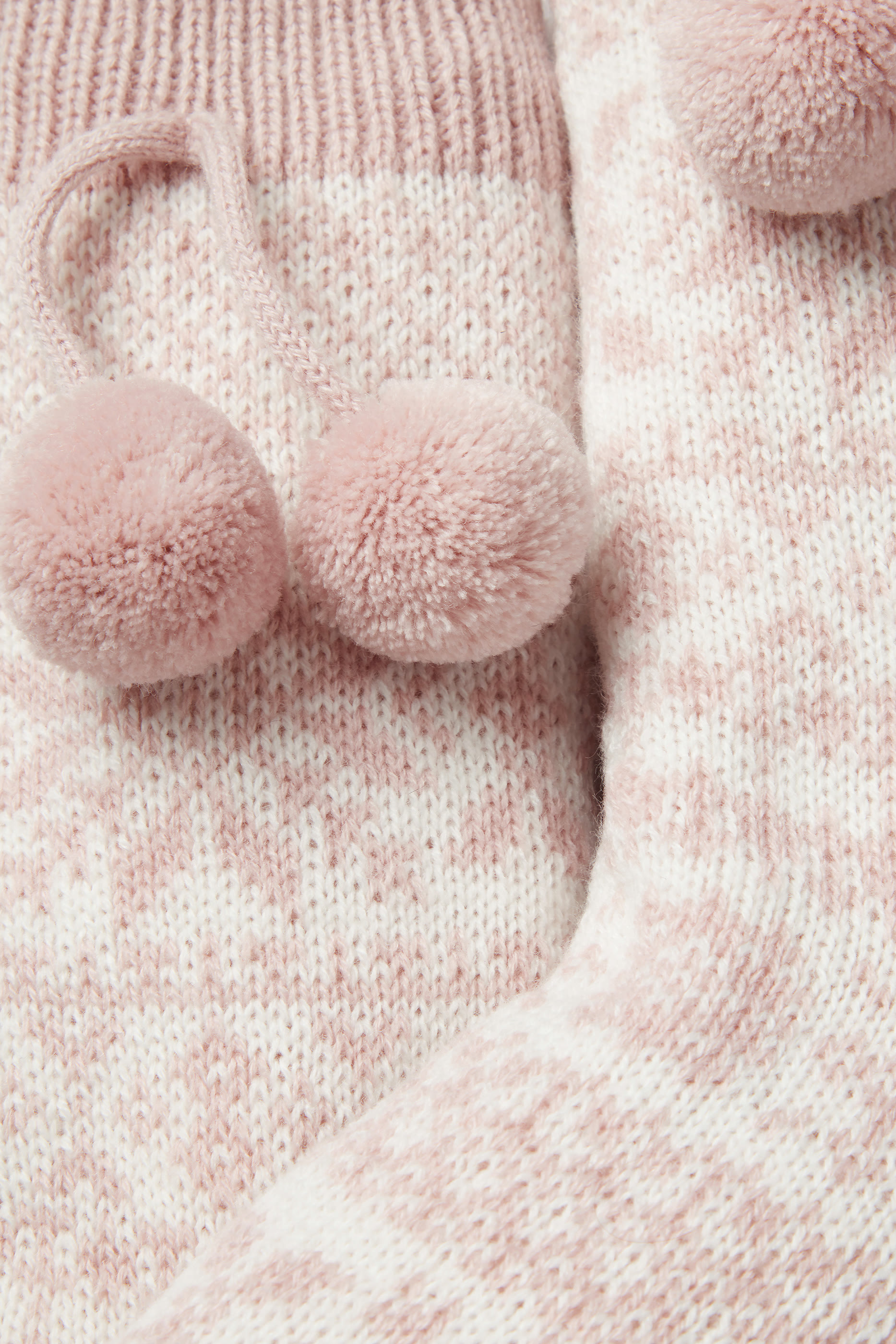 Fair Isle Slipper Socks