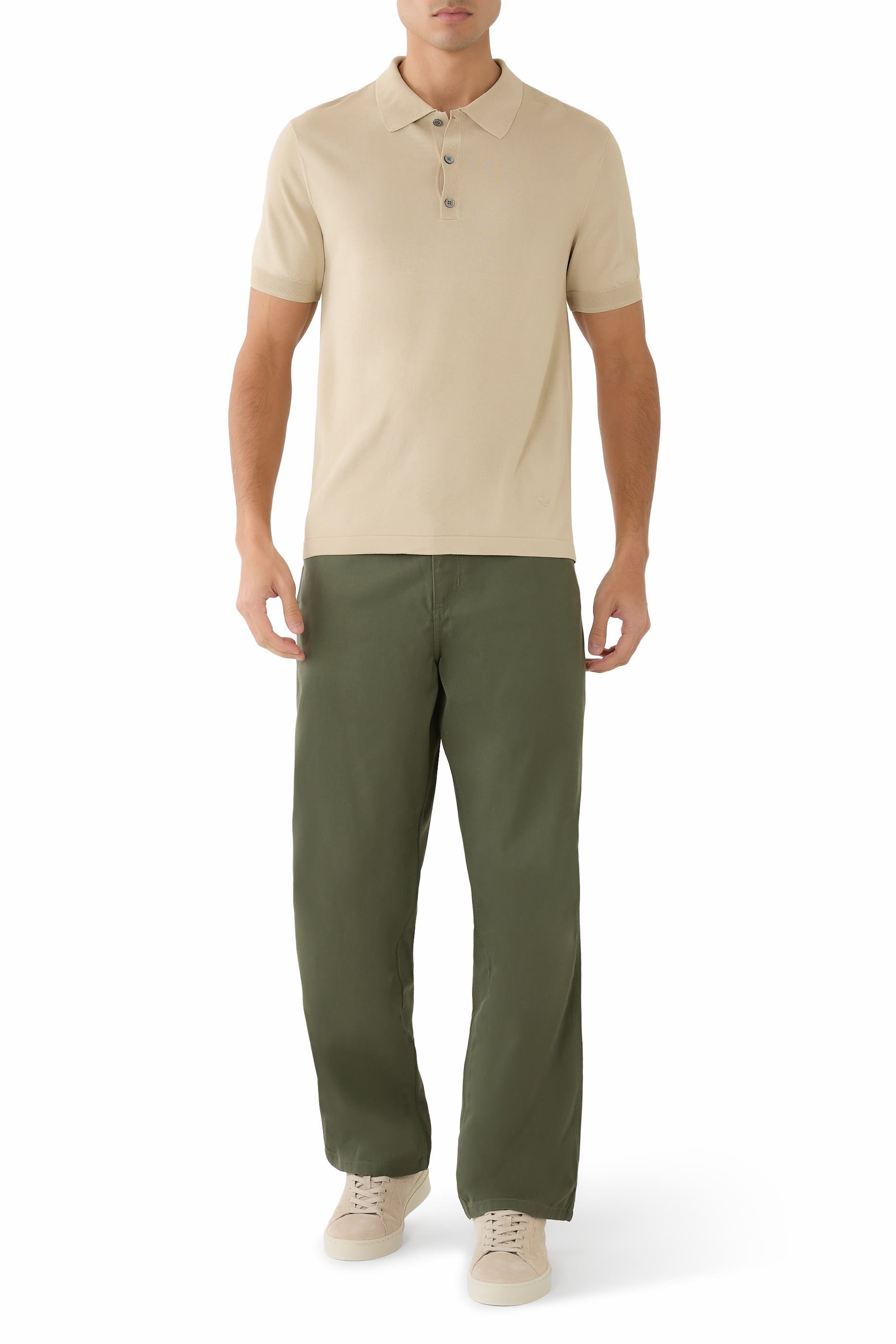 Logo Polo Knit Shirt