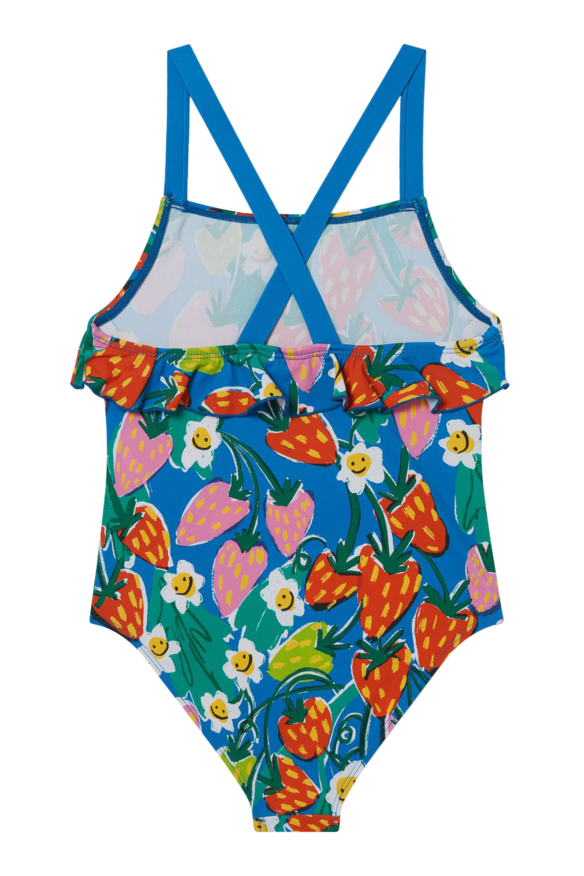Kids Strawberry Print Swimsuit
