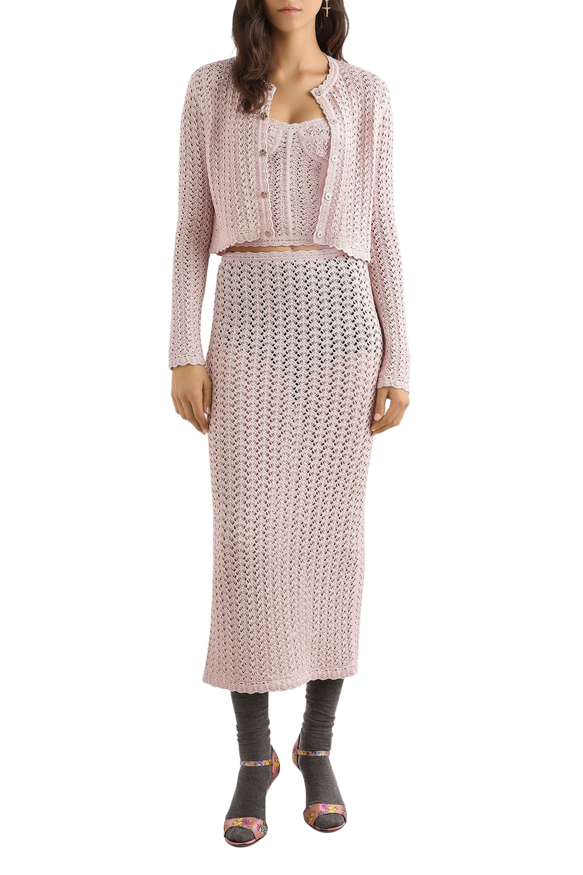 Button-Up Viscose Cardigan