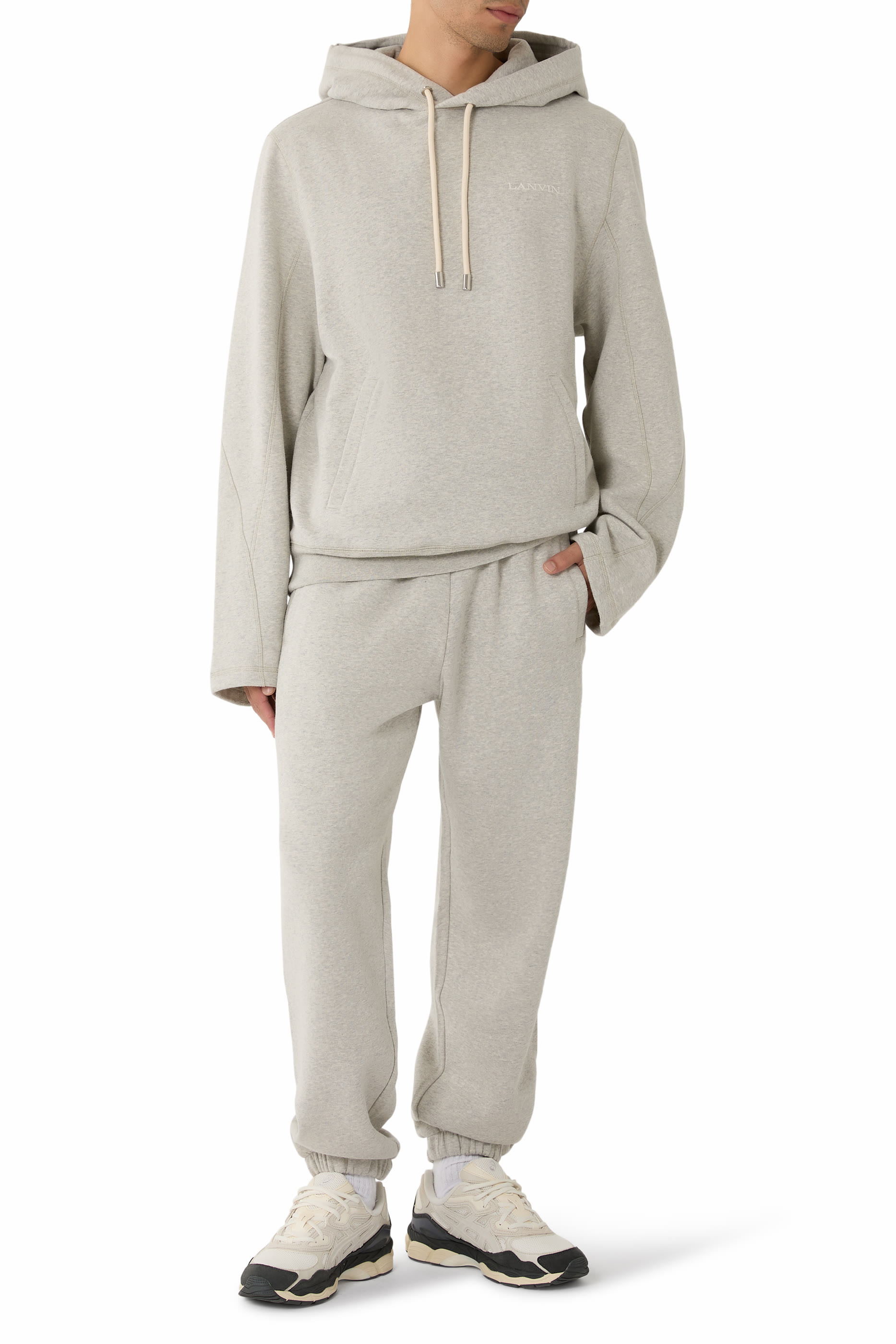 Cotton and Cashmere Jogger Pants