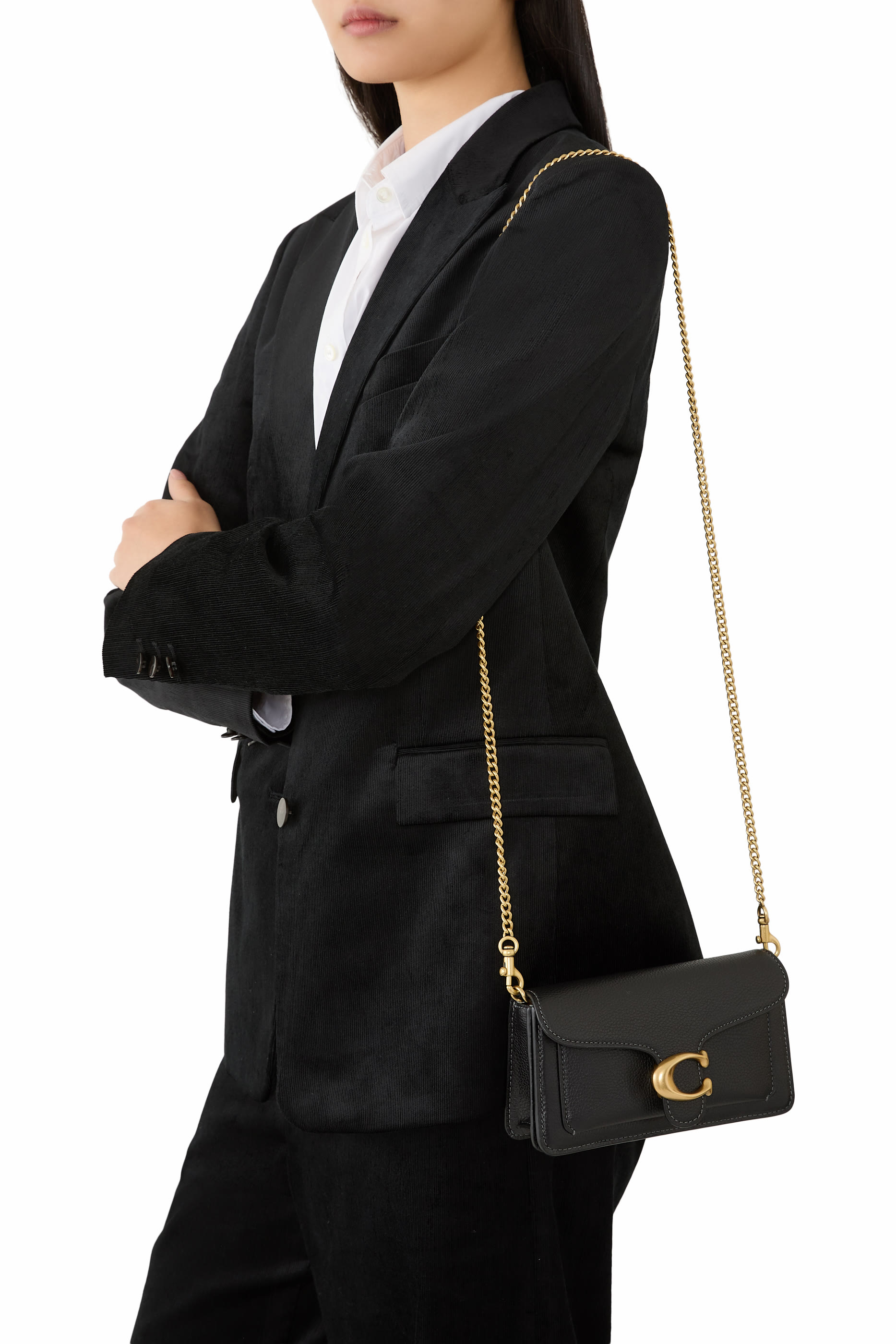 Tabby 19 Chain Crossbody Bag 