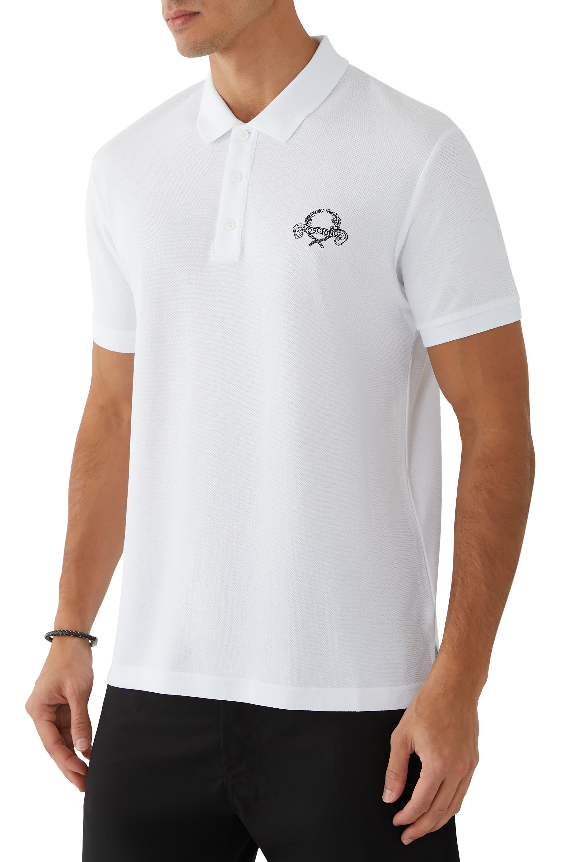 Laurel Crown Logo Polo Shirt