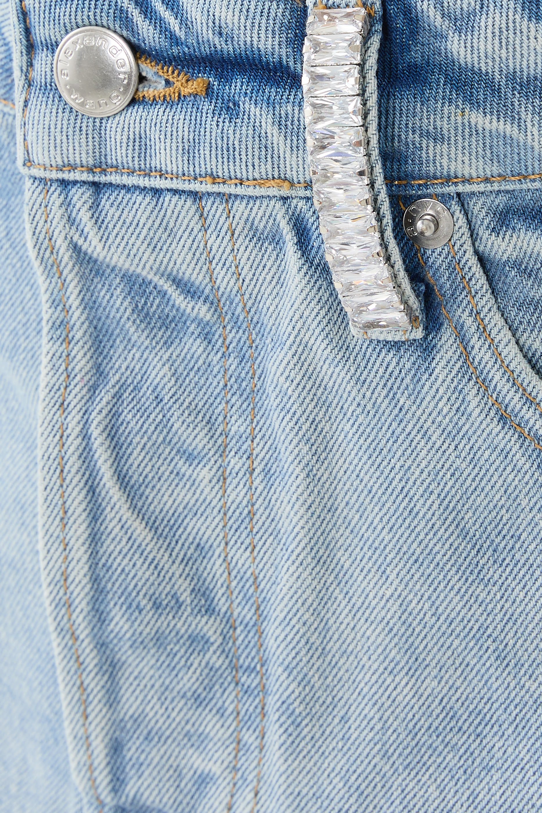 Relaxed-Fit Crystal Hotfix Shorts