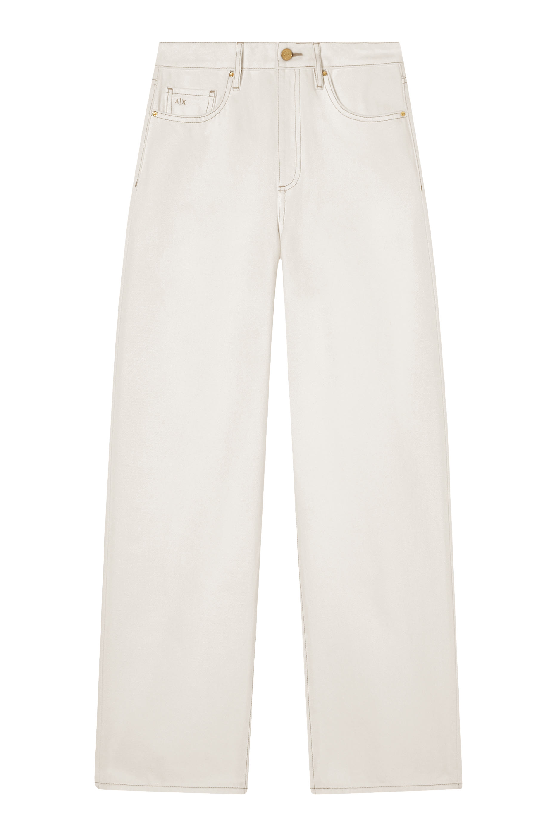Relaxed Fit Optic White Jeans 