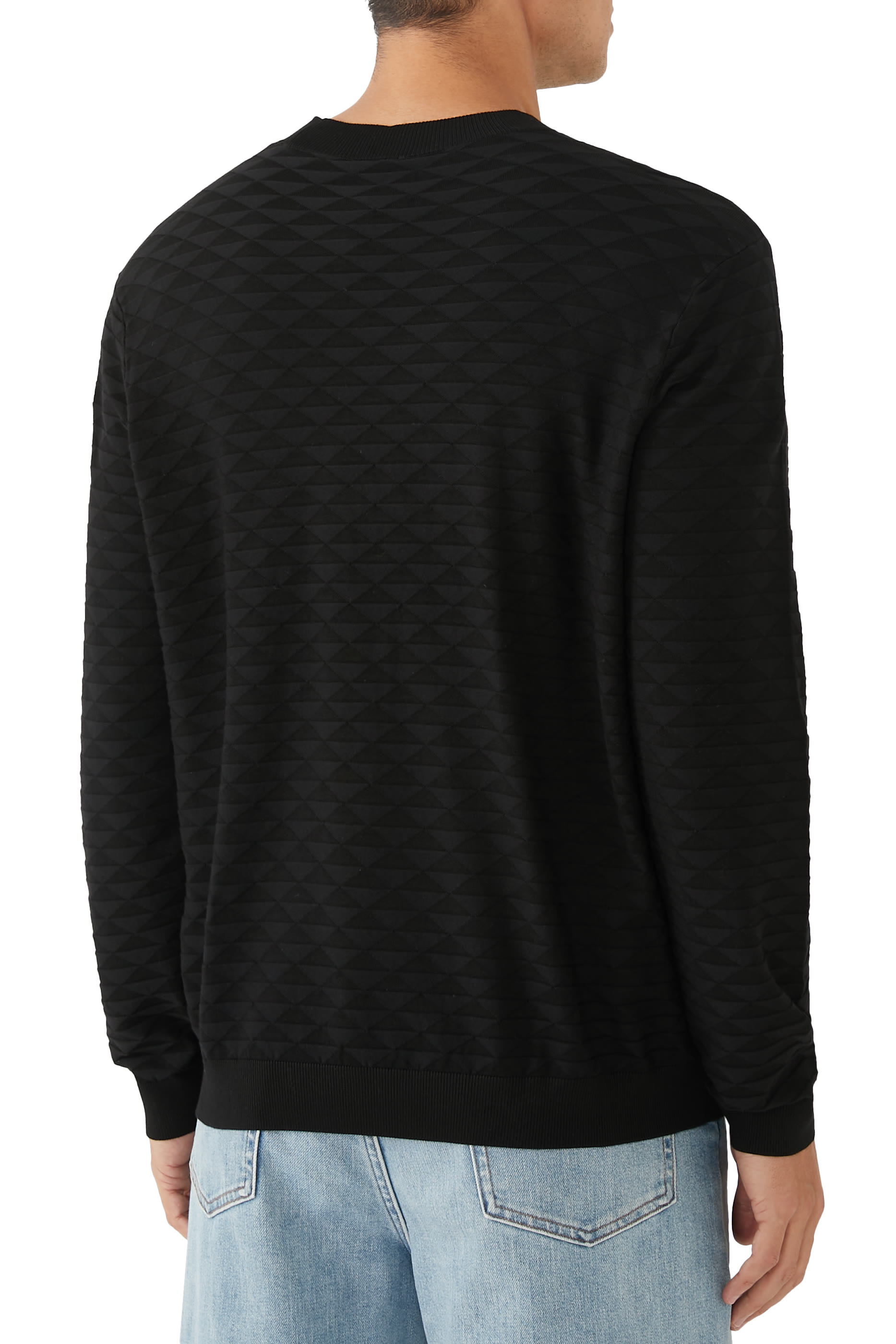 The Grid Crewneck Pullover