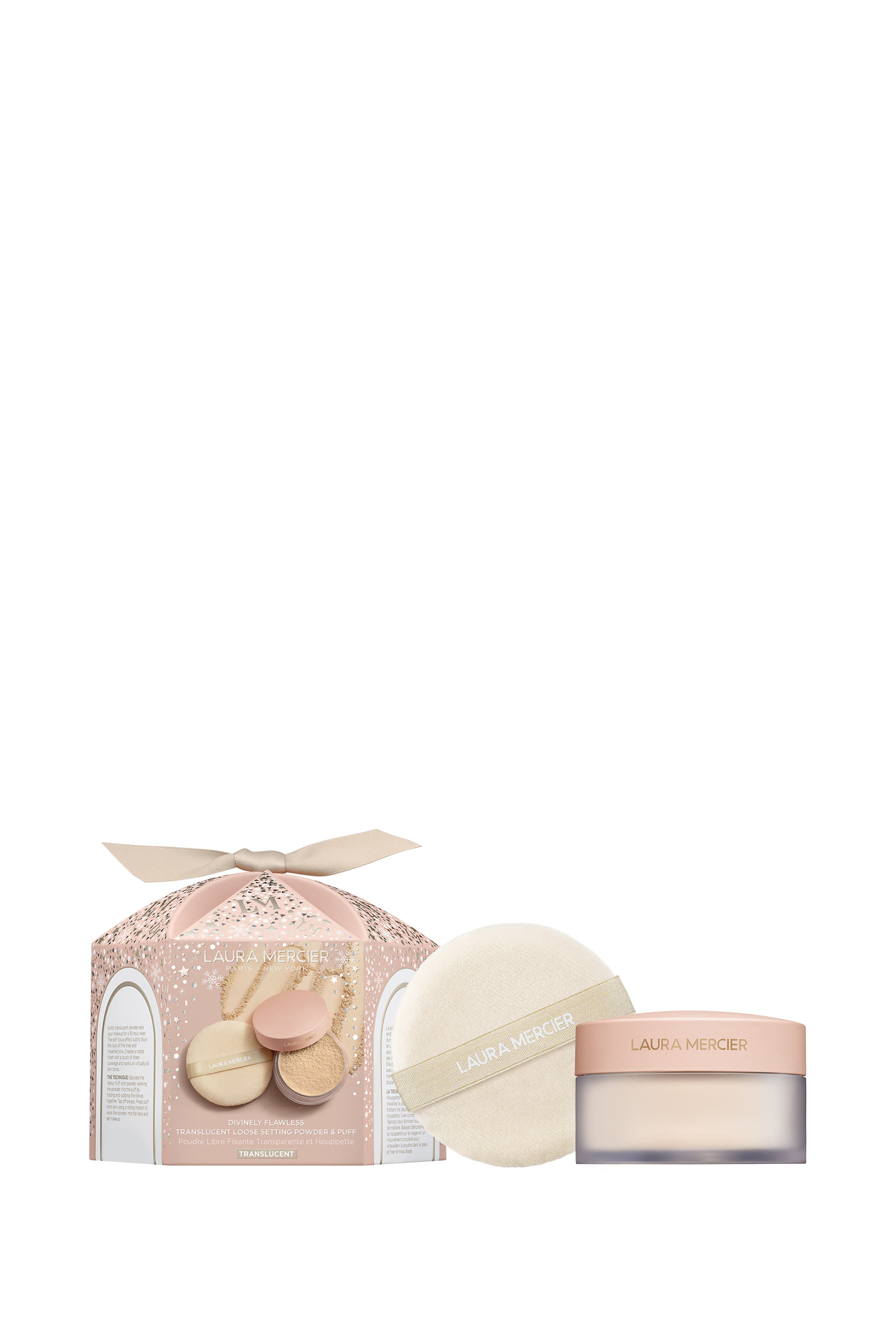 Divinely Flawless Translucent Loose Setting Powder & Puff