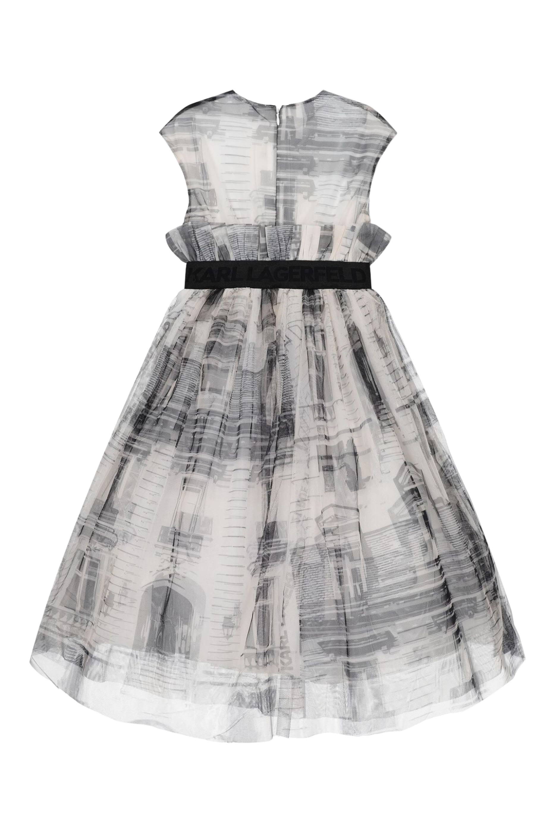 Kids  Sleeveless Tulle Dress