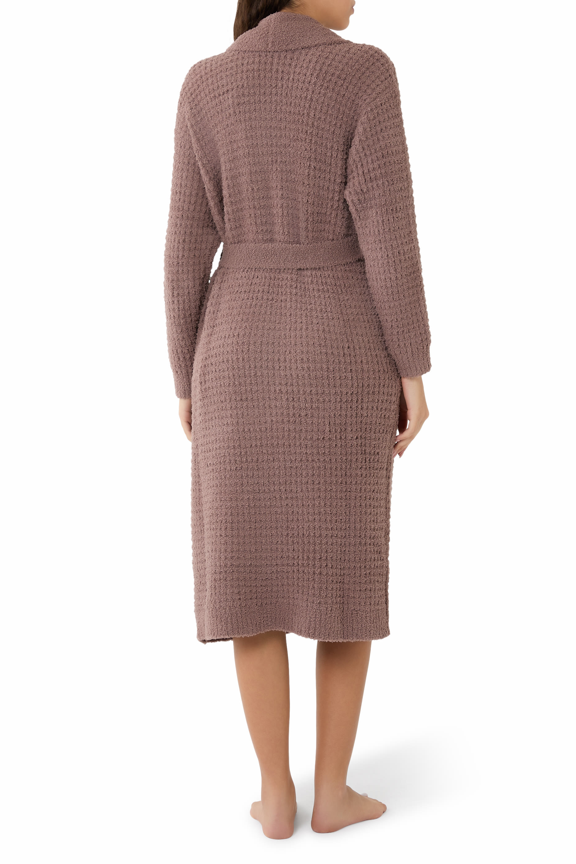 Recycled Boucle Waffle Robe