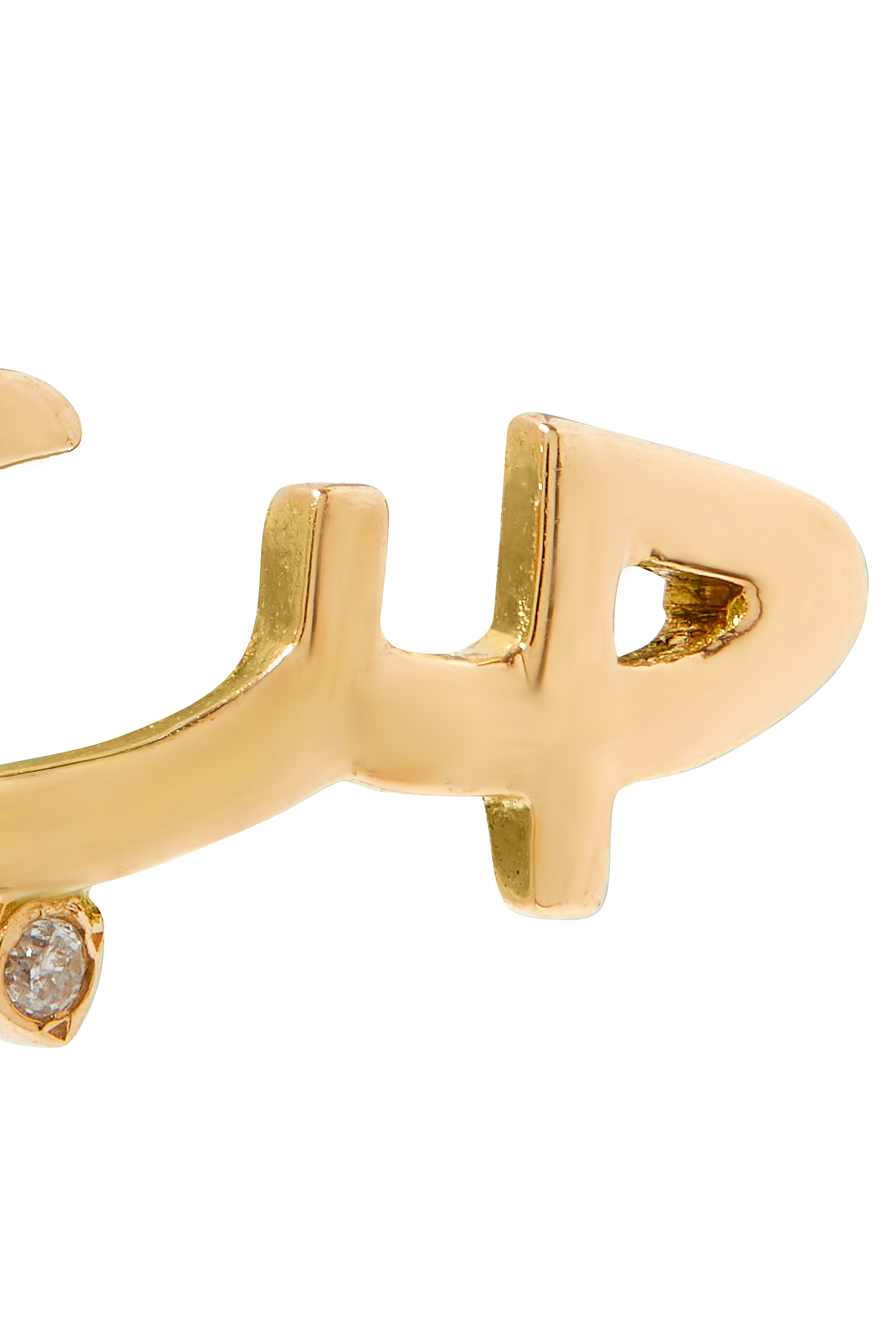 Hobb/Love Diamond Stud Earrings, 18k Yellow Gold