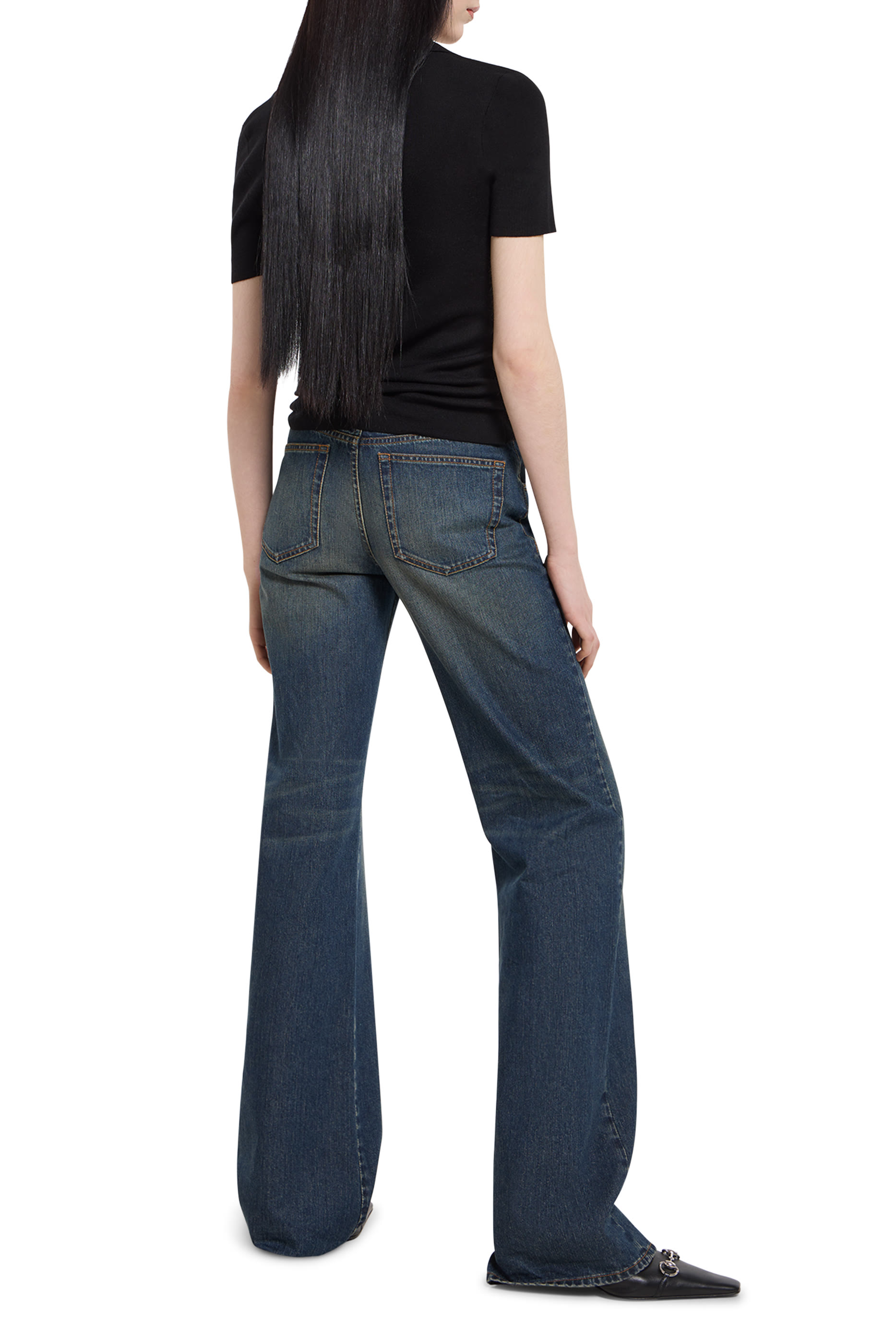 Cashmere Silk Polo Shirt with Embroidery 