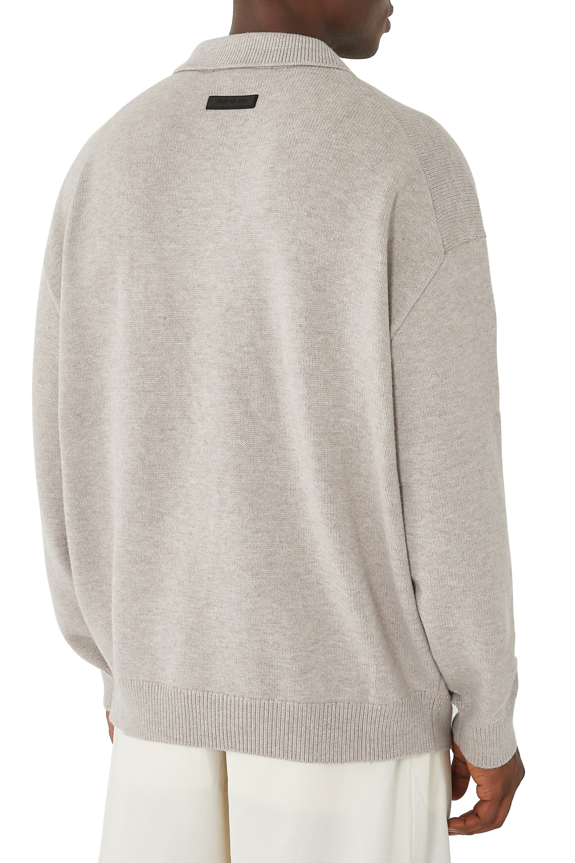 Essentials Knit Polo Sweater