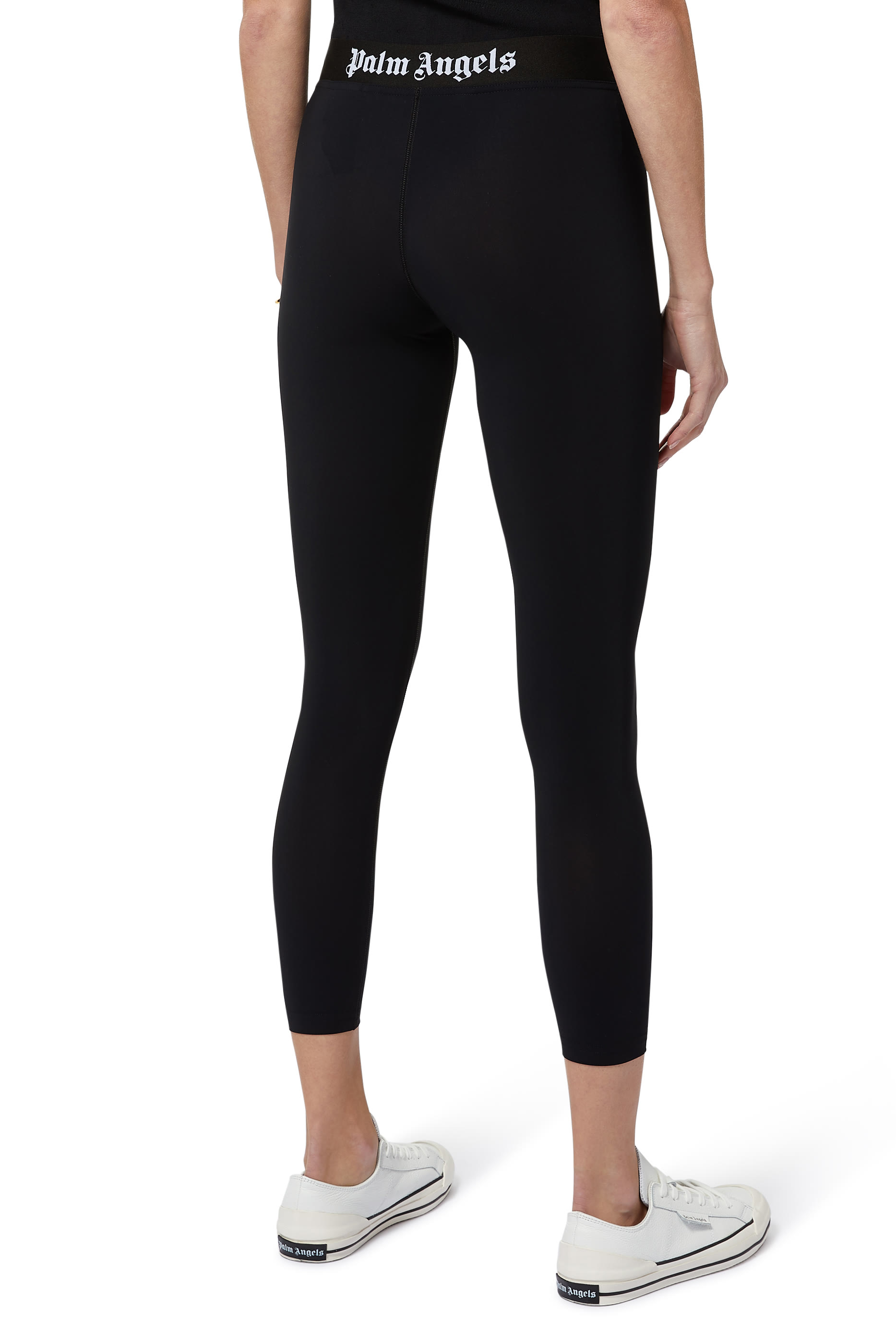 Logo-Tape High-Waisted Leggings