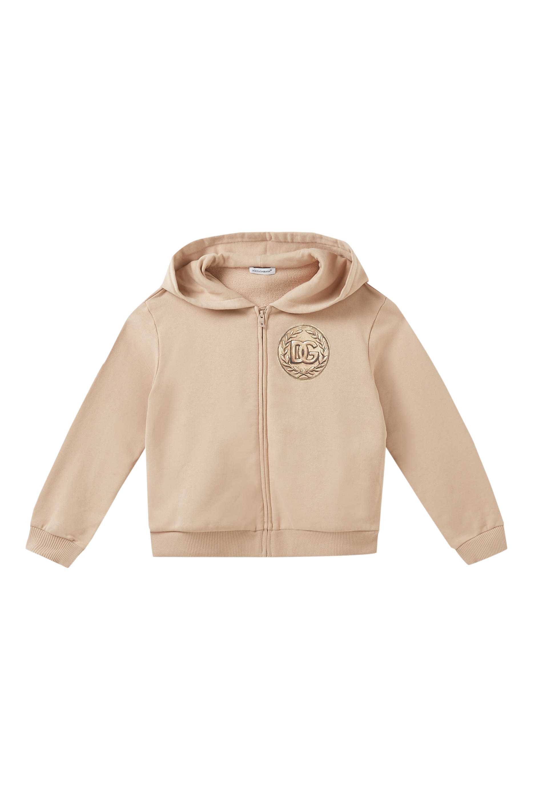 Kids Coin Print Zip-Up Hoodie