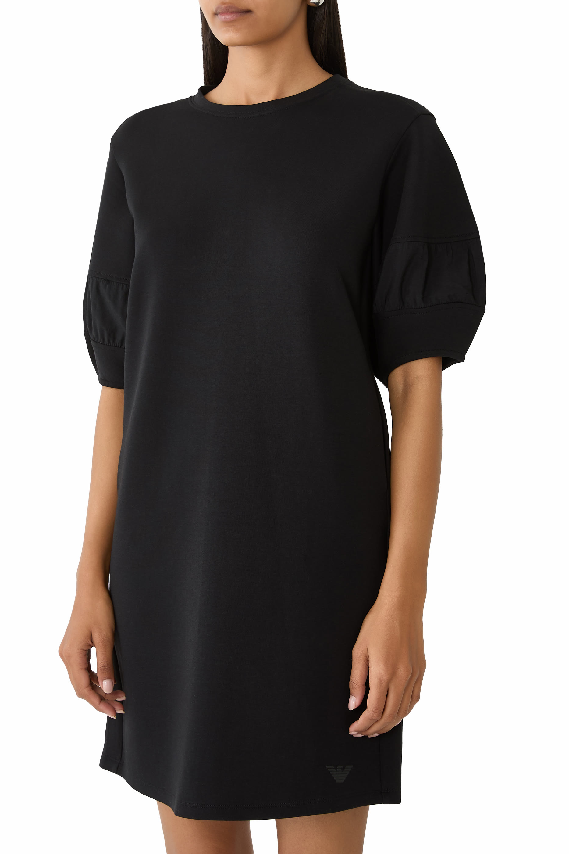 Stretch Double Jersey Dress with Rayon Insert 