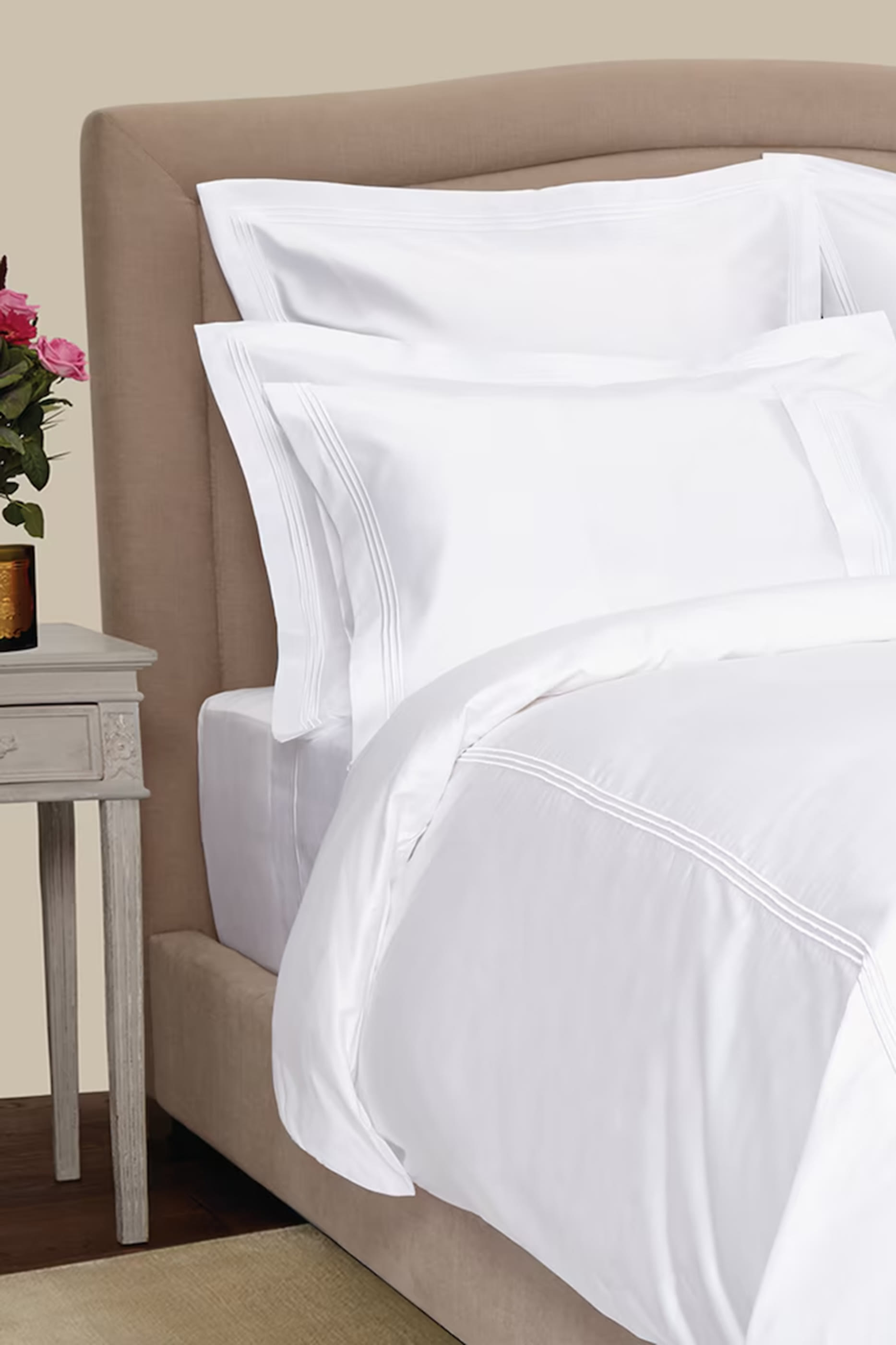 Lancaster 1000TC Square Pillowcase