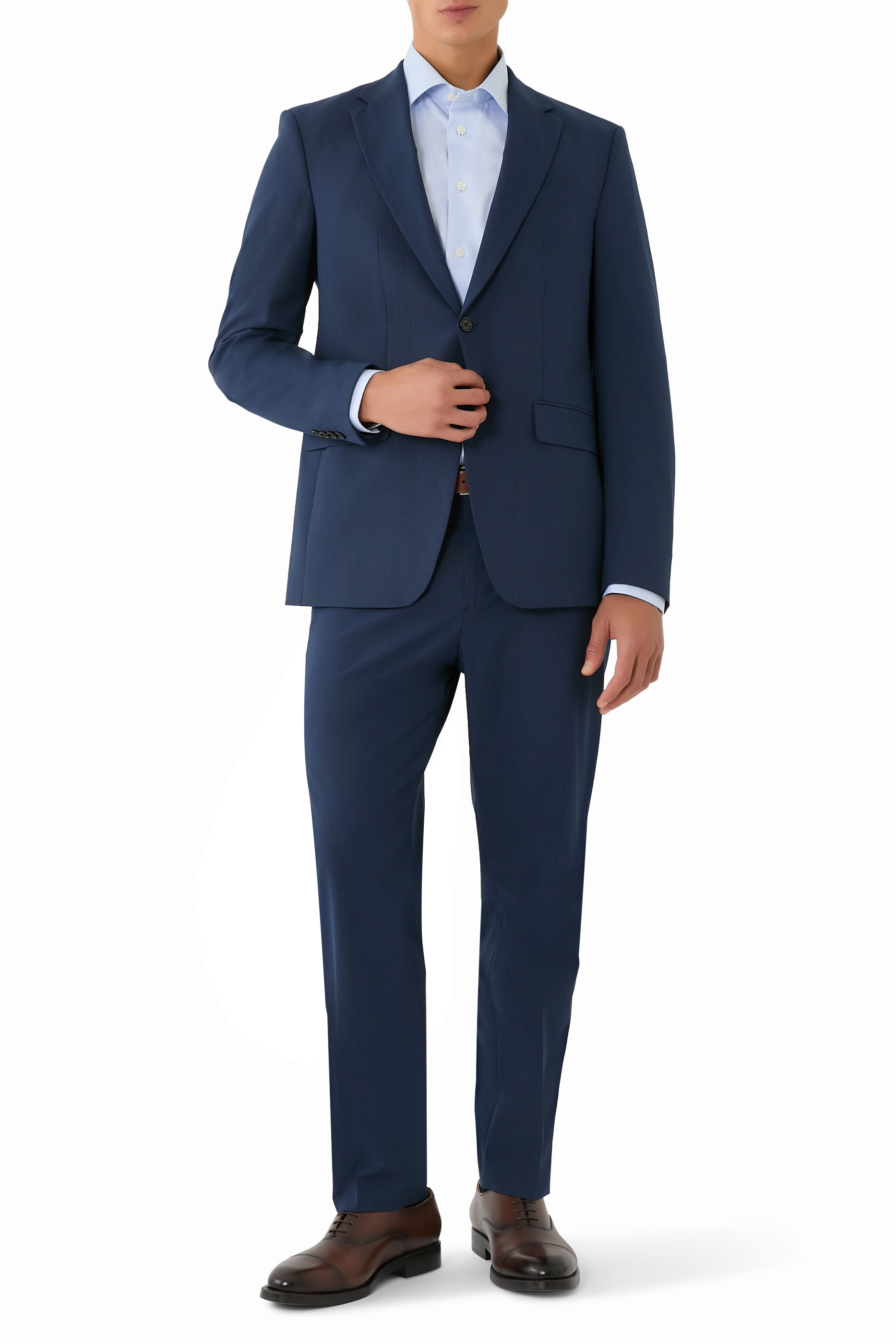 Solid Paisley Effect Shirt