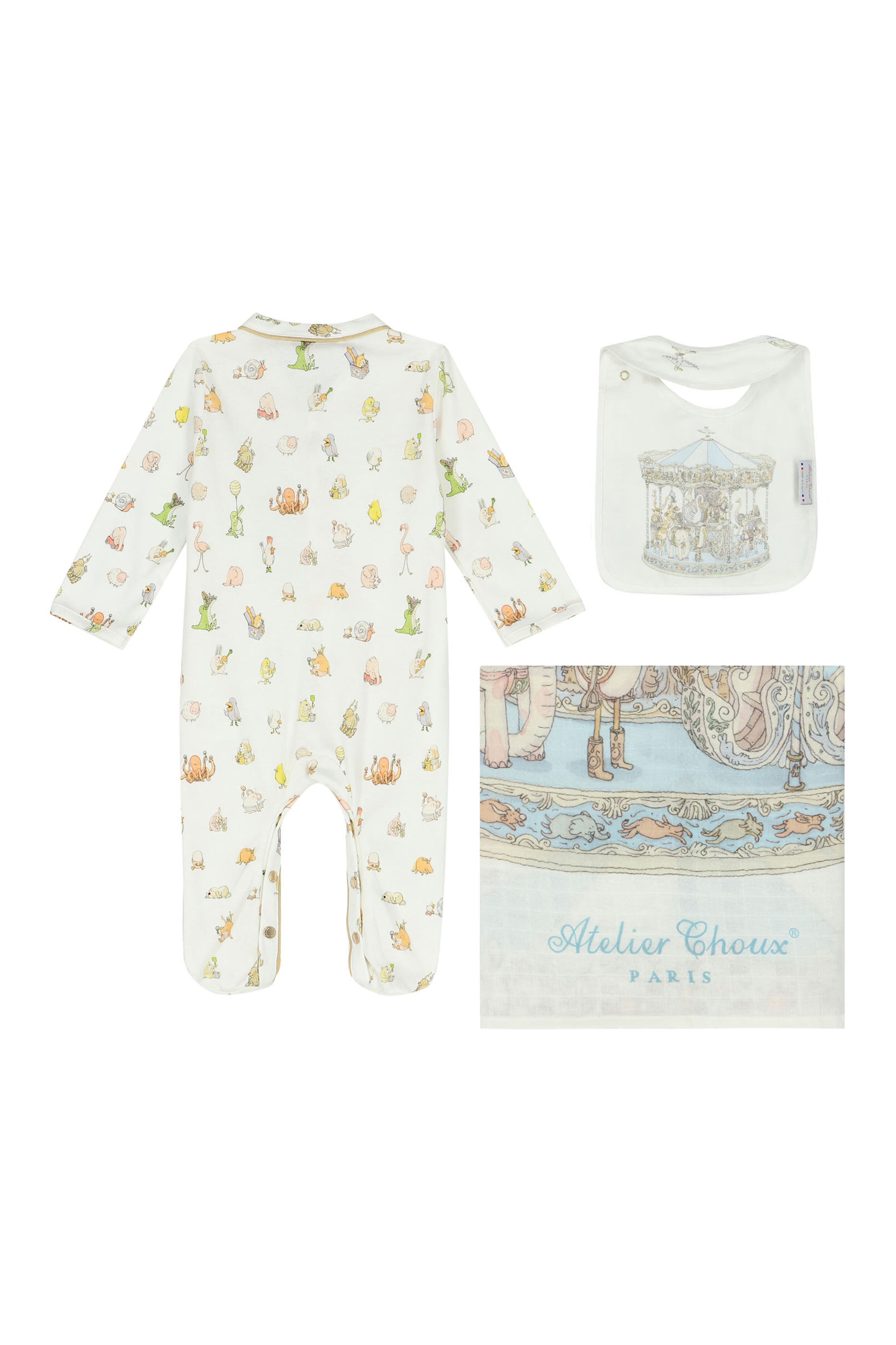 Kids Carousel Organic Cotton Set