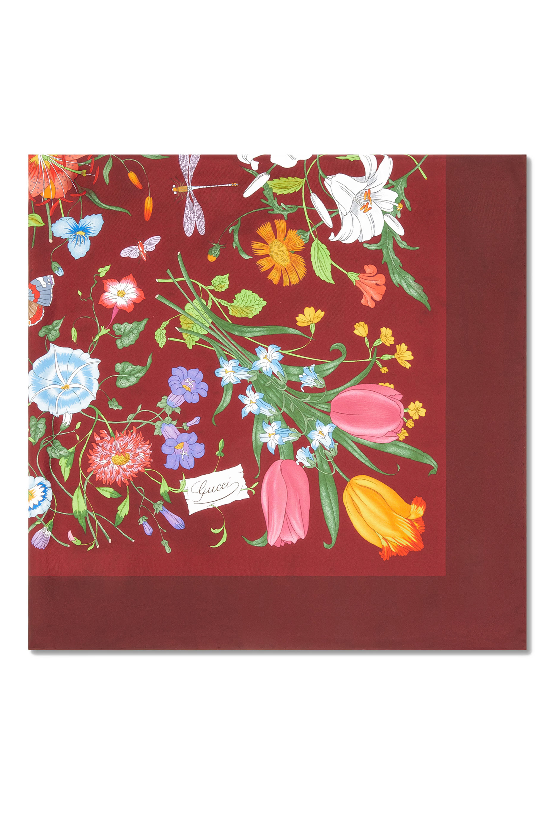 Printed Silk Twill Carré