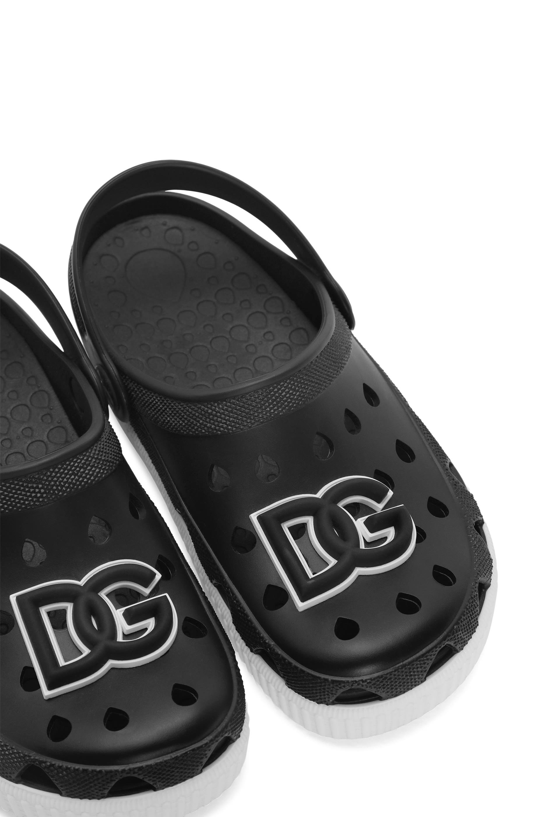 Kids DG Logo Rubber Slip-Ons